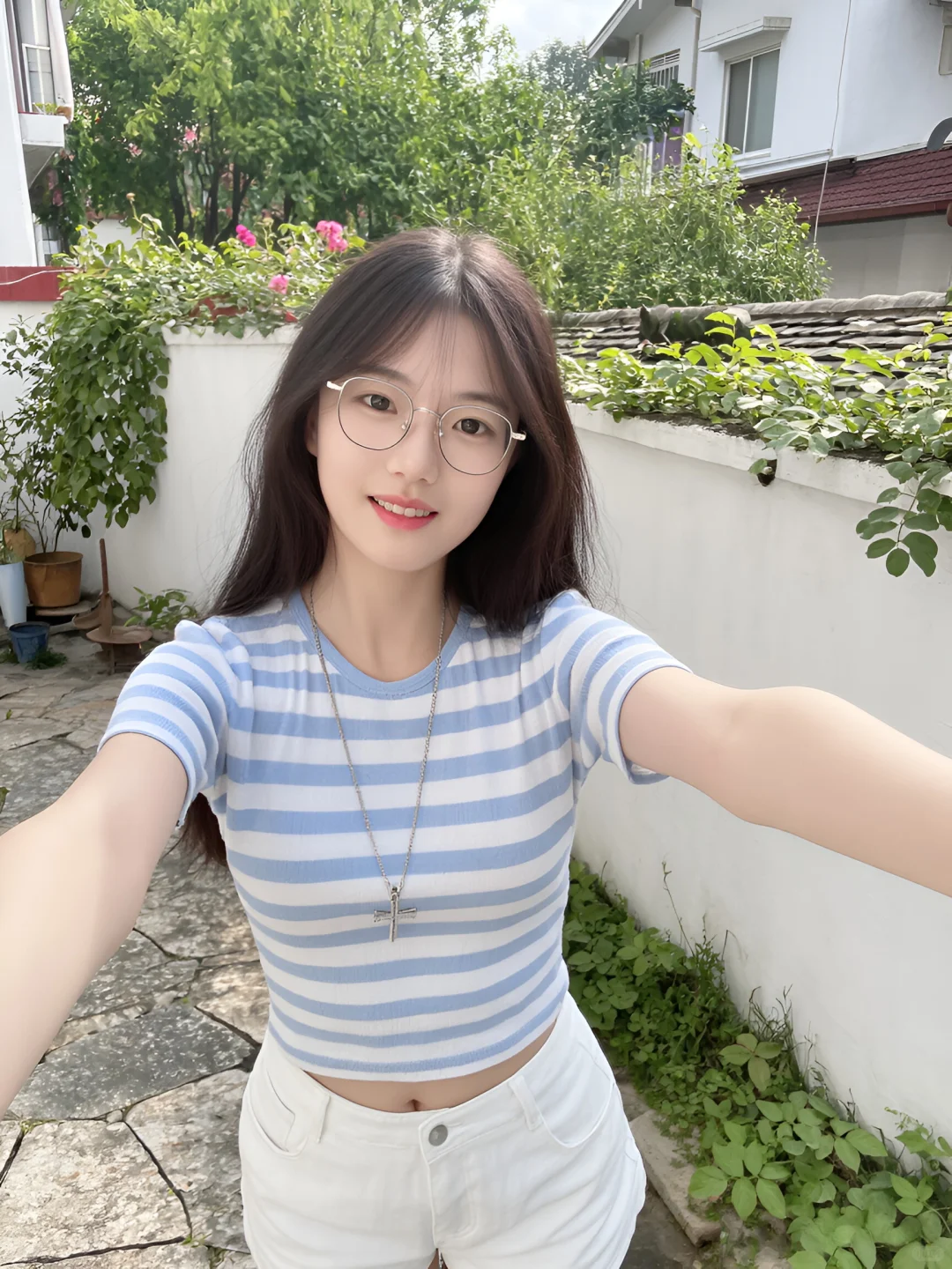 谁说戴眼镜的女孩不好看？眼镜妹妹最可爱。
