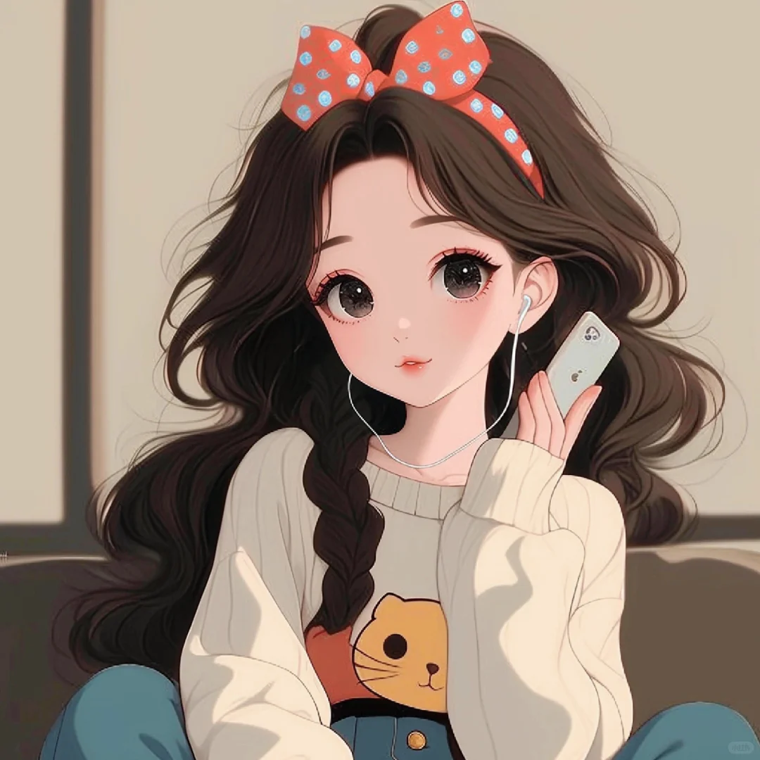 秋日甜美头像
