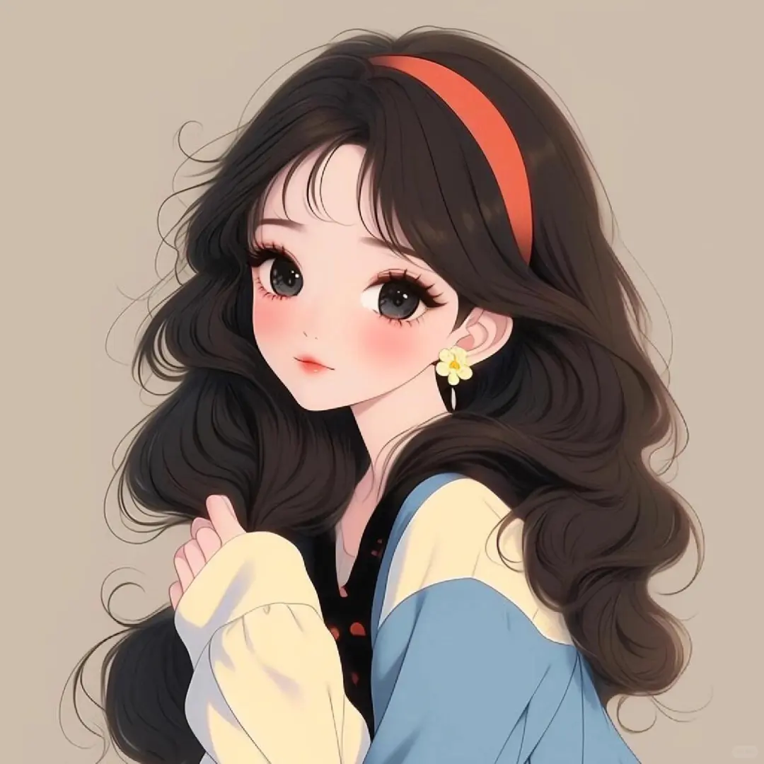 秋日甜美头像