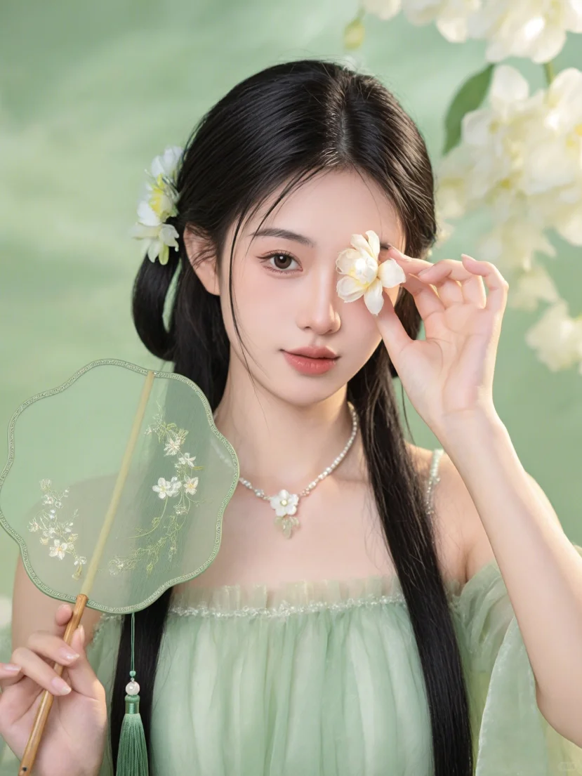 这个颜色好适合温柔的女孩子