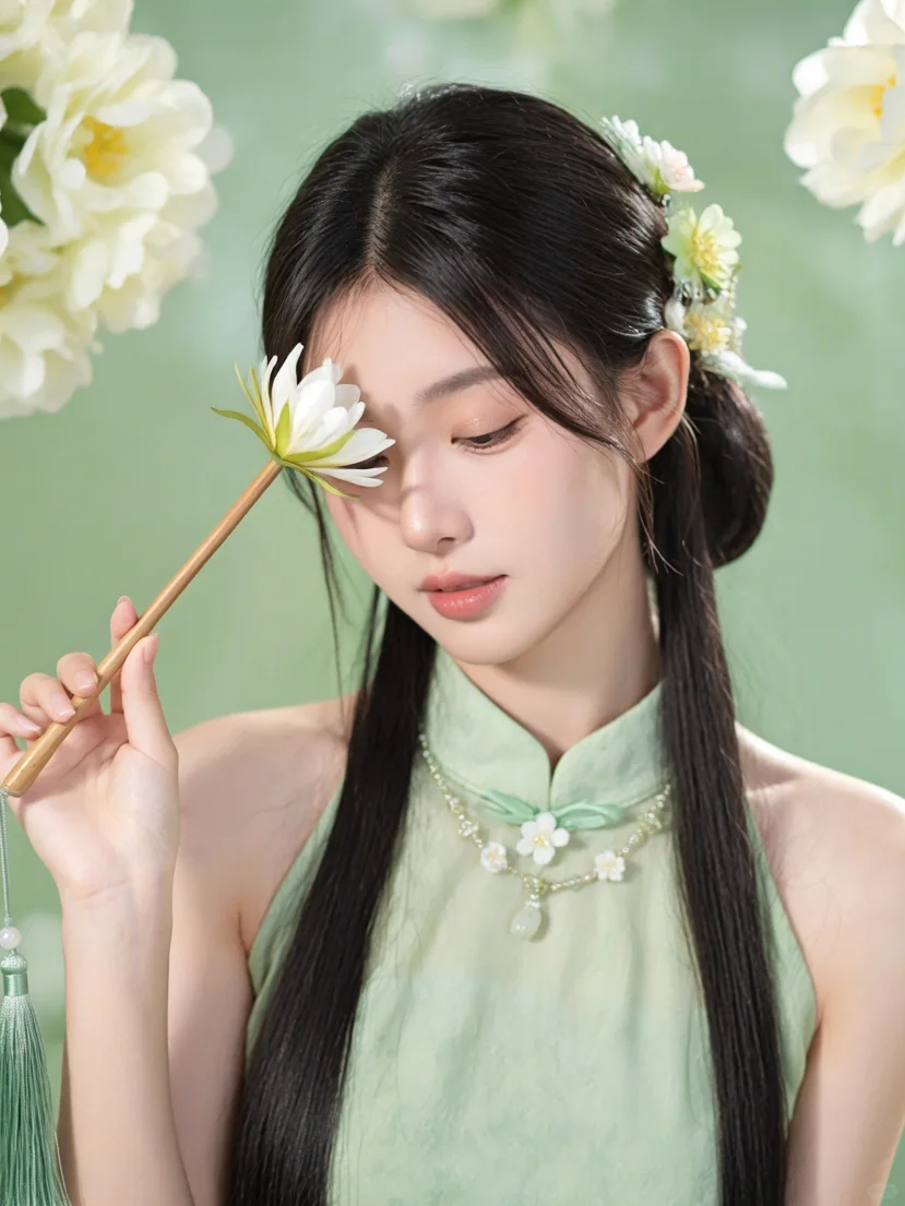 这个颜色好适合温柔的女孩子