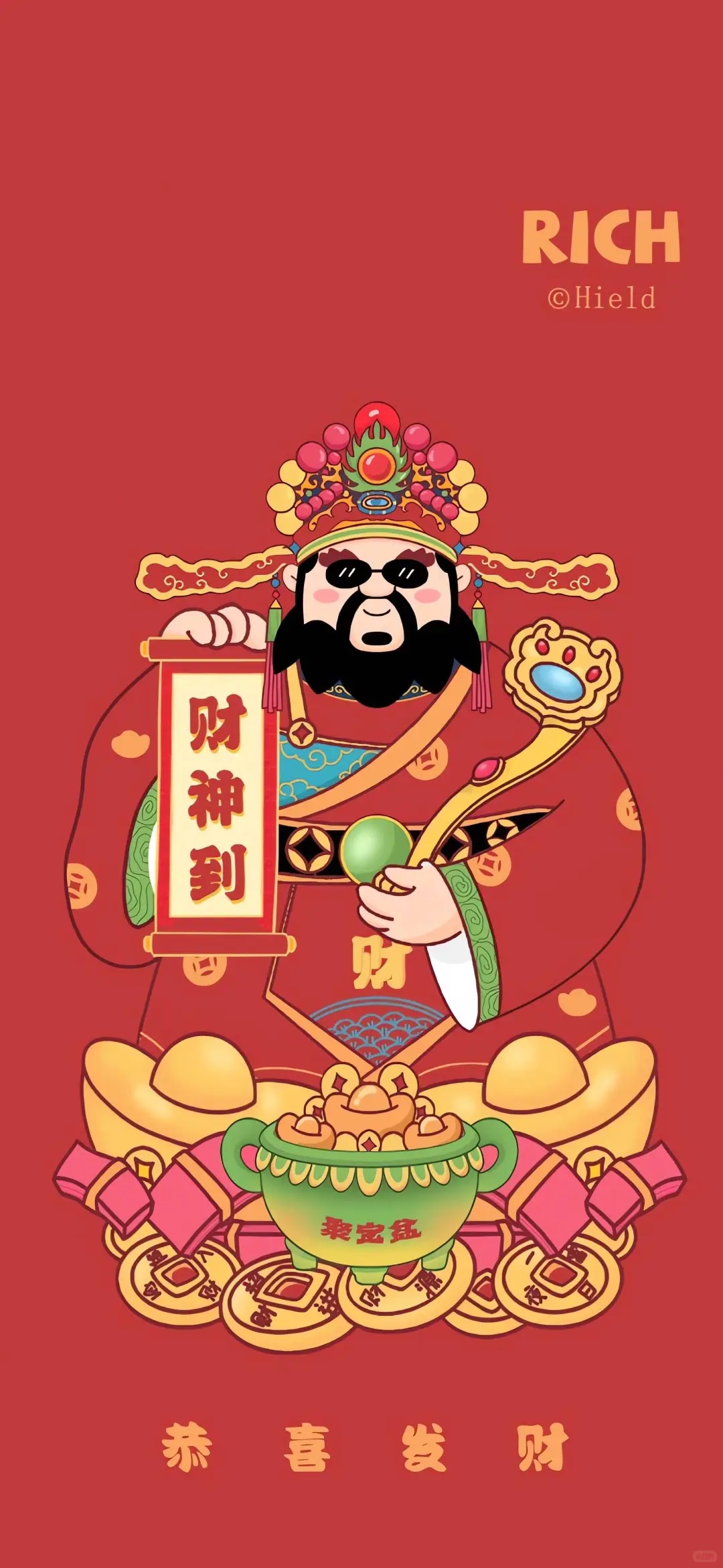 😱哇塞！这些玄学好运壁纸，简直太绝了🎊