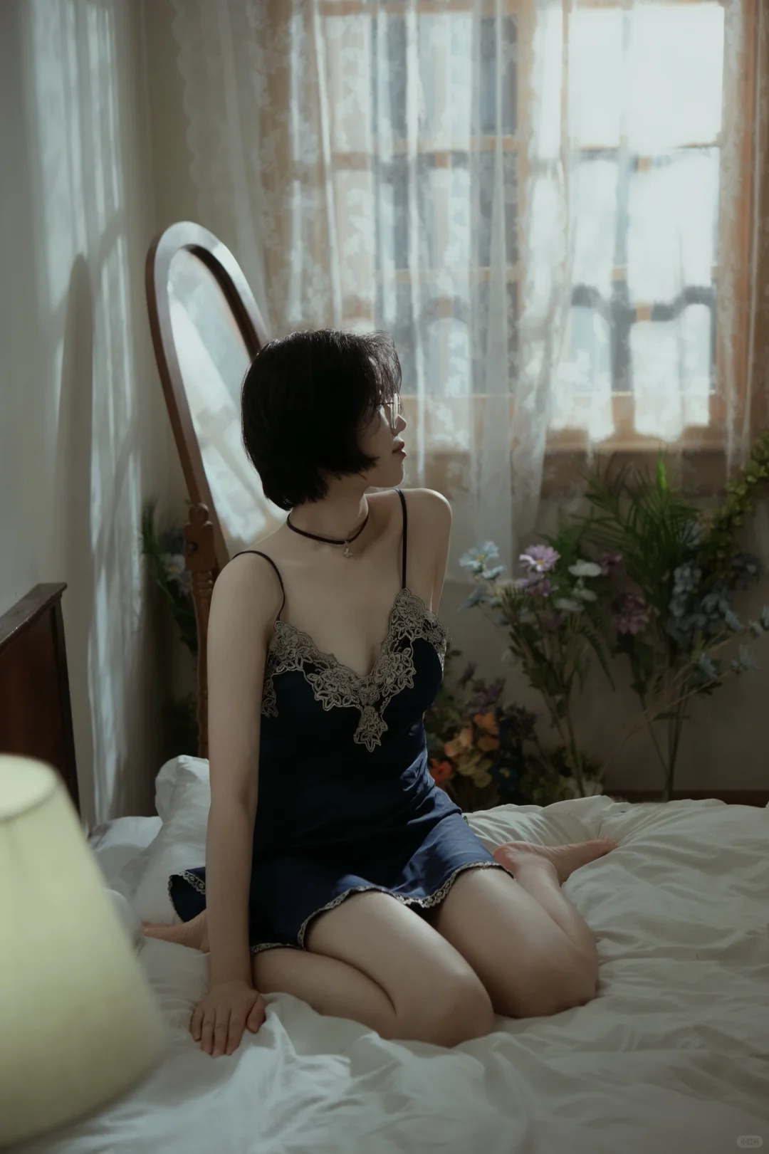 氛围感，睡衣写真，真的太美了！