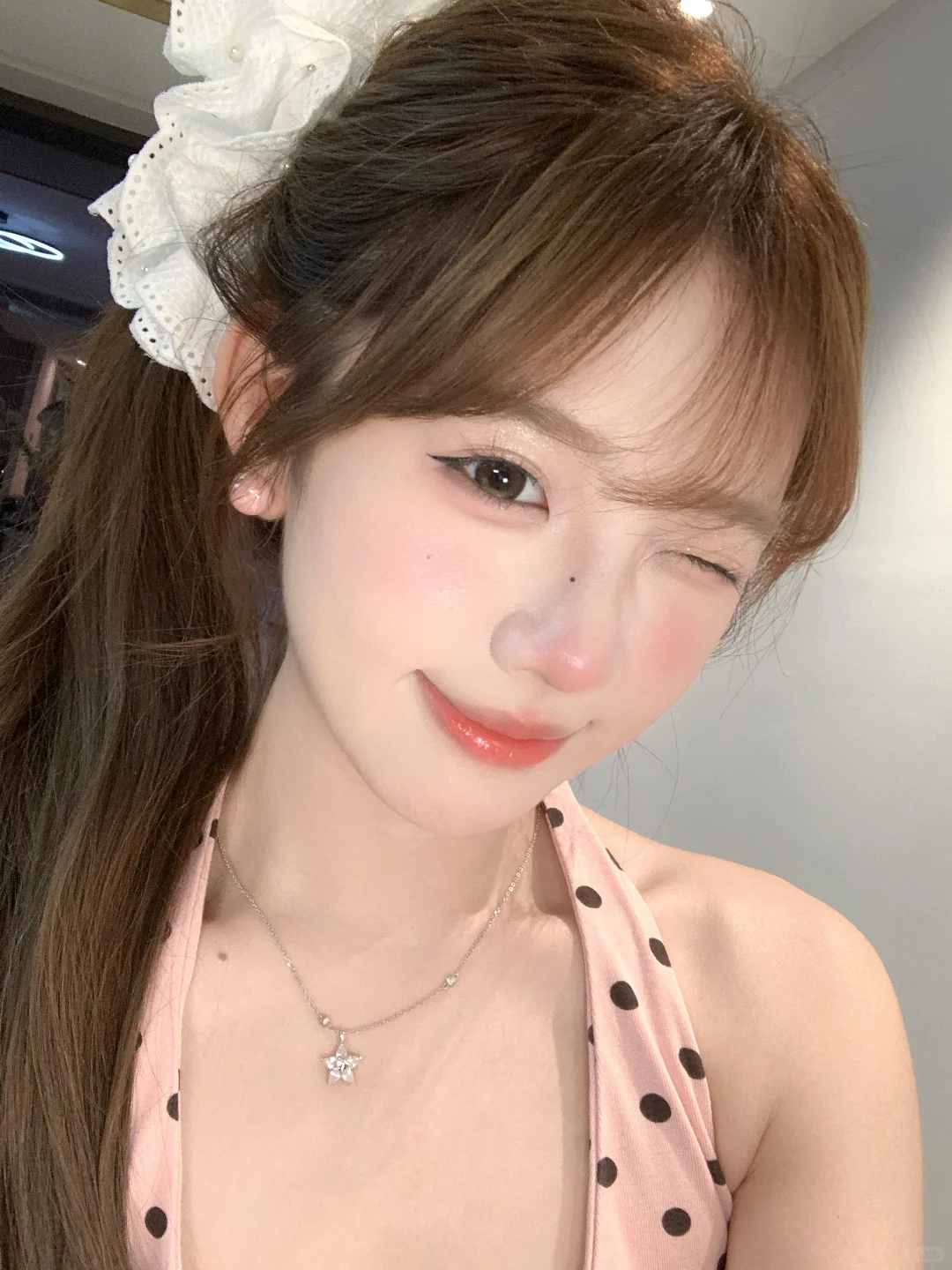 化了一个美美的妆～！