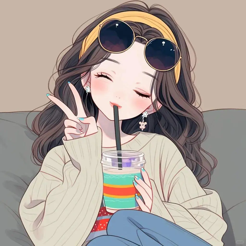 秋日甜美头像