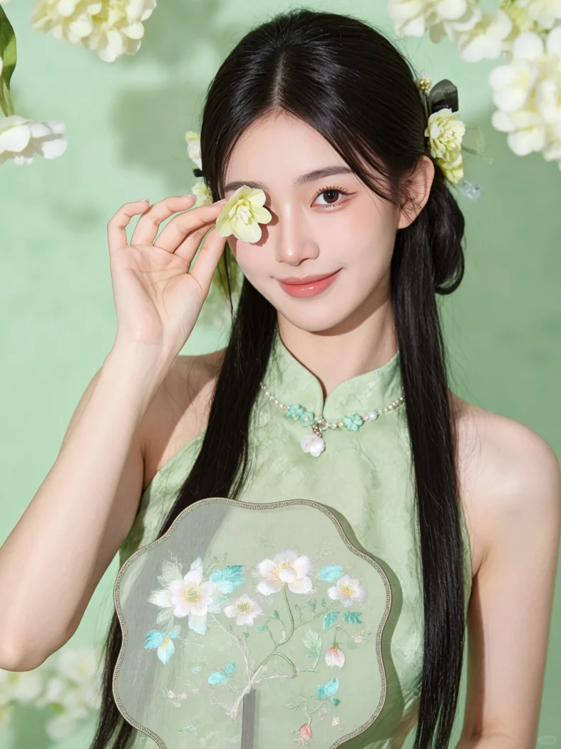 这个颜色好适合温柔的女孩子