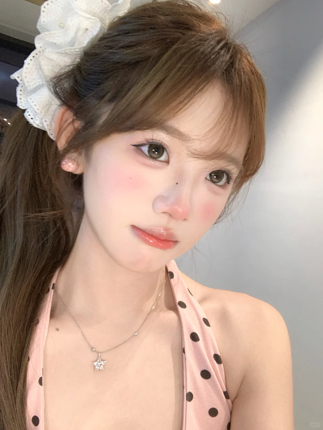 化了一个美美的妆～！