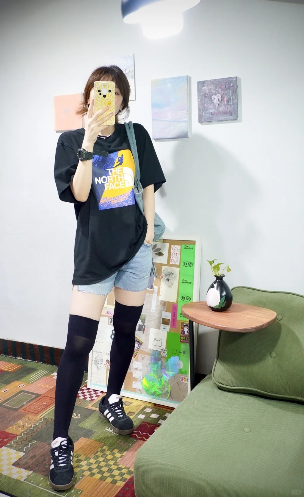 我通常是这么穿黑丝