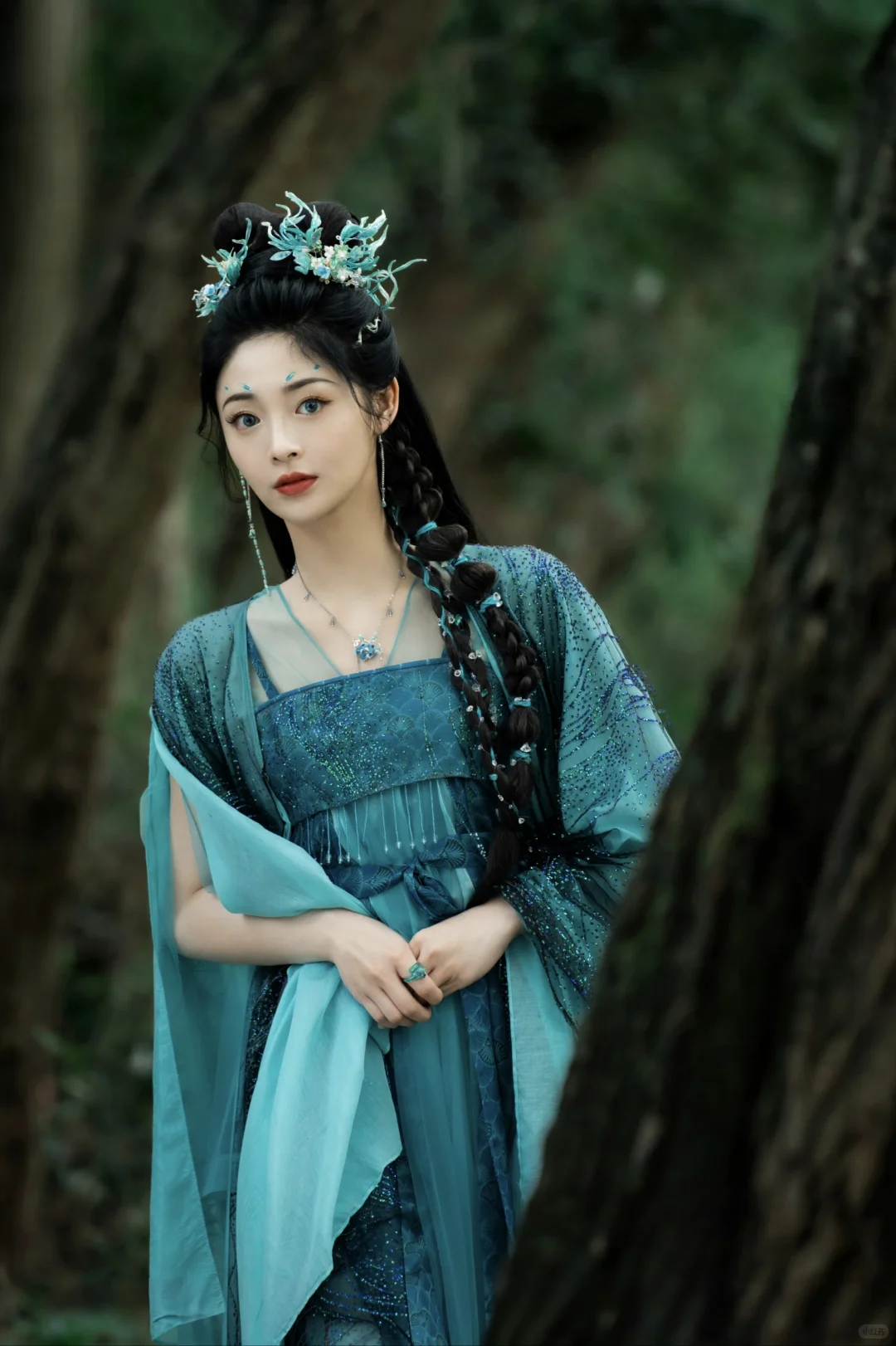 淮水竹亭·翠玉鸣鸾青衣妆造1⃣️