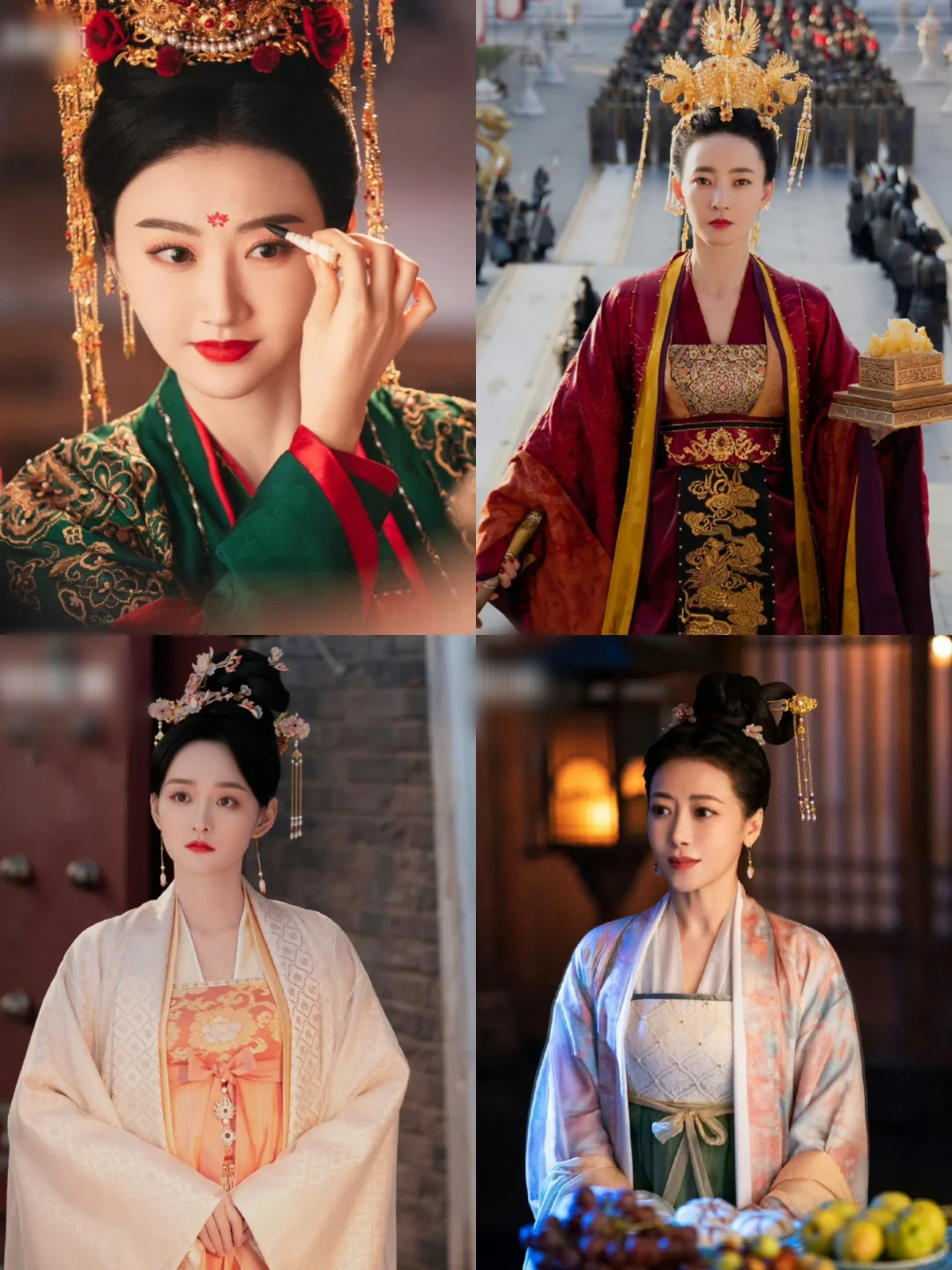 古装剧服化道-《灼灼风流》-部分女性角色