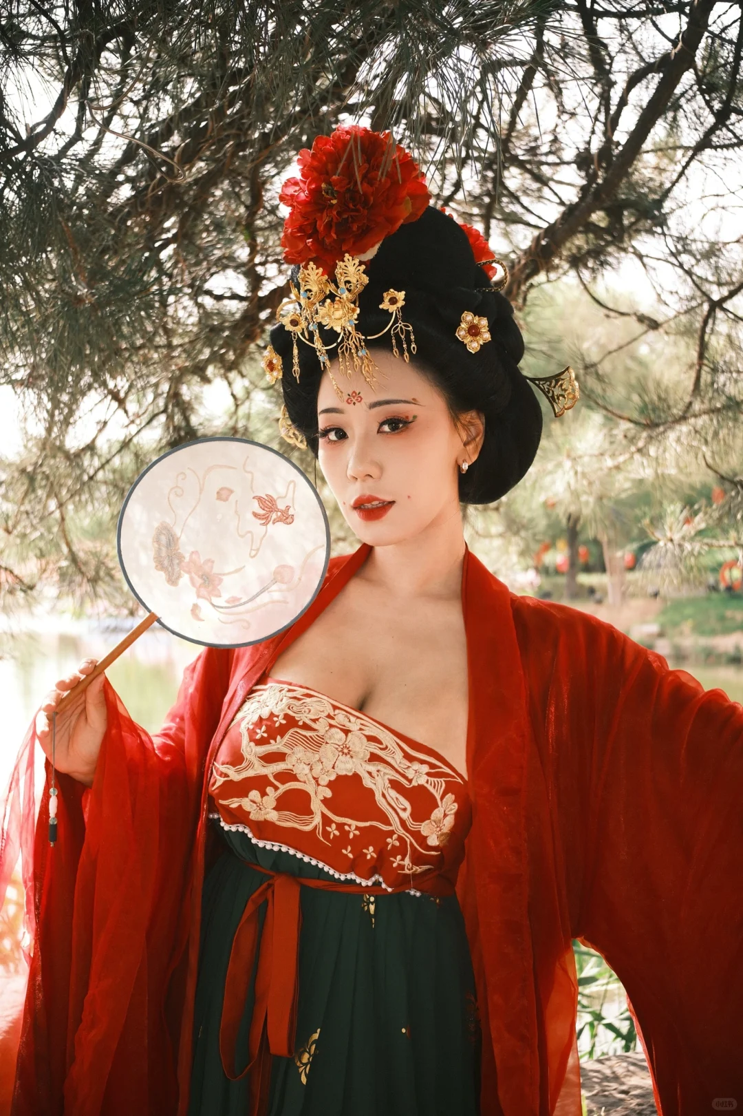 洛阳旅行|唐朝簪花仕女图走出画卷🥀