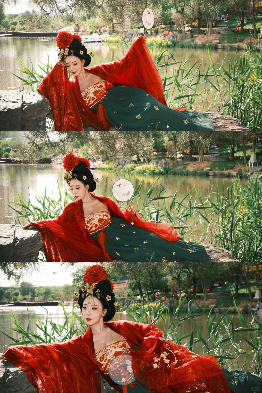 洛阳旅行|唐朝簪花仕女图走出画卷🥀