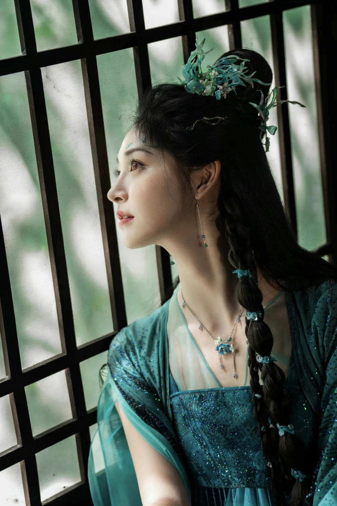 淮水竹亭·翠玉鸣鸾青衣妆造1⃣️
