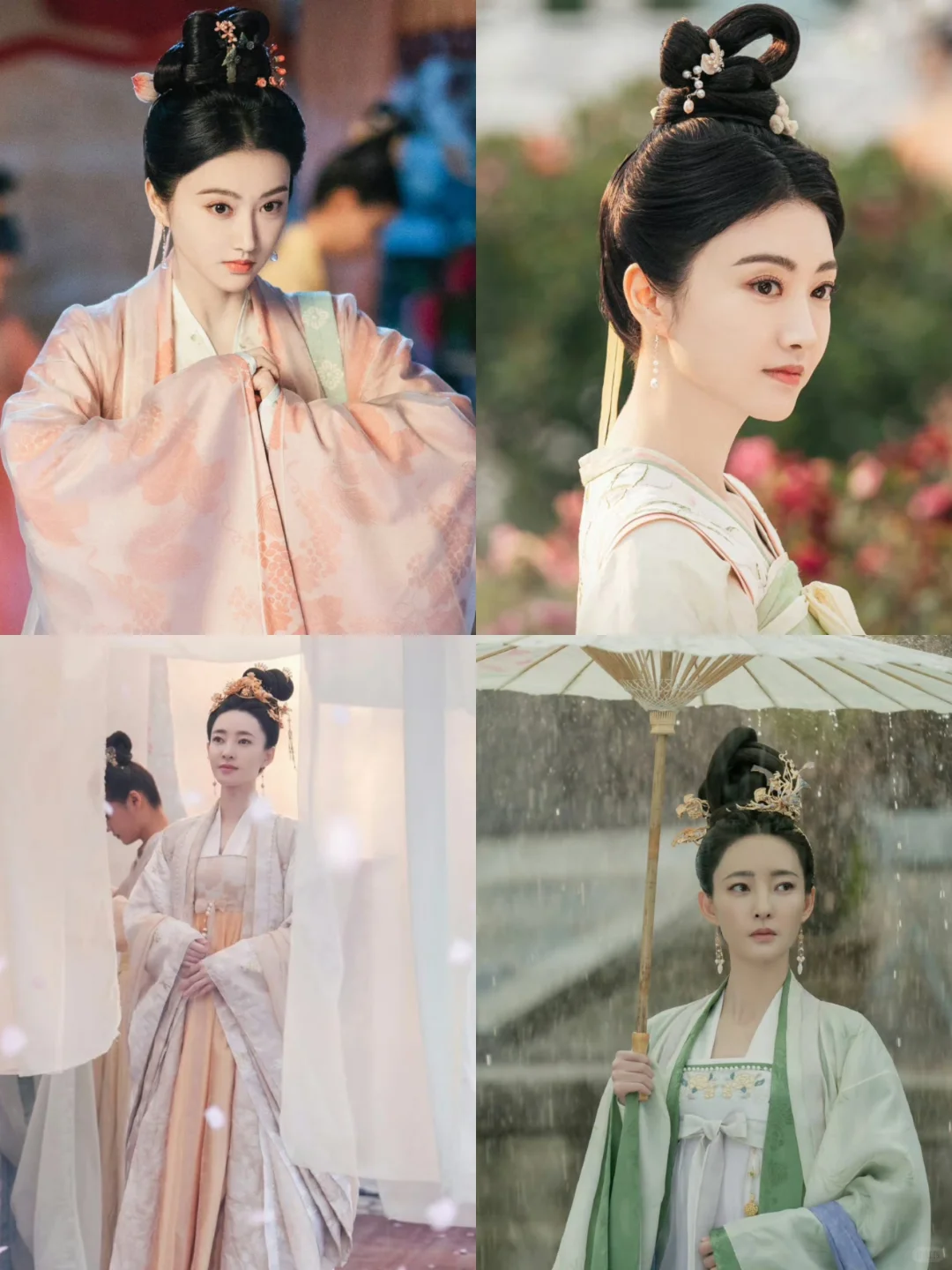古装剧服化道-《灼灼风流》-部分女性角色