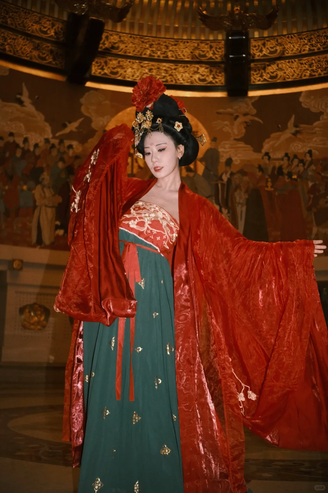 洛阳旅行|唐朝簪花仕女图走出画卷🥀
