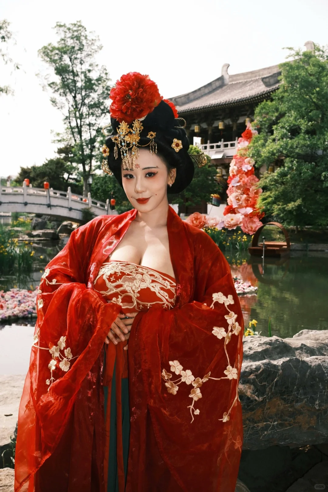 洛阳旅行|唐朝簪花仕女图走出画卷🥀