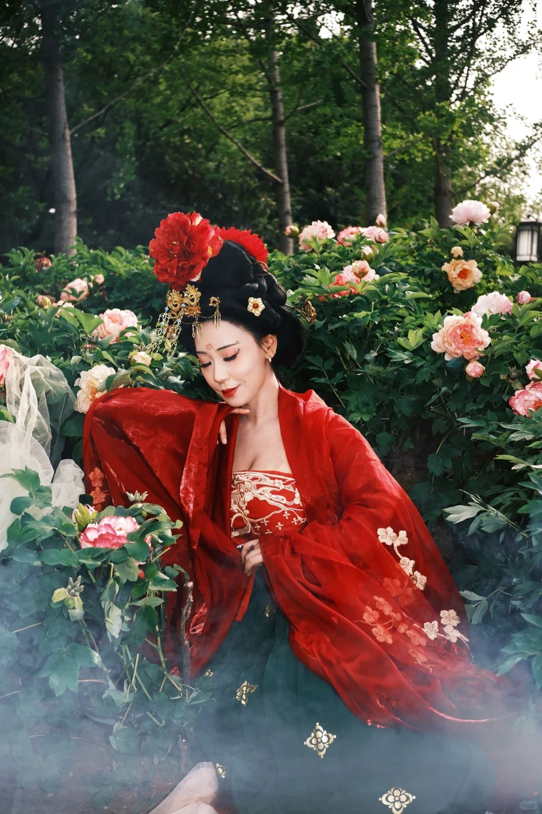 洛阳旅行|唐朝簪花仕女图走出画卷🥀