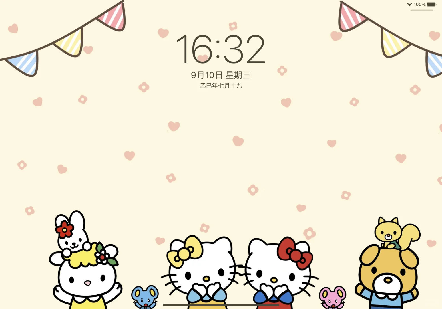 iPad壁纸｜HelloKitty平板壁纸套图