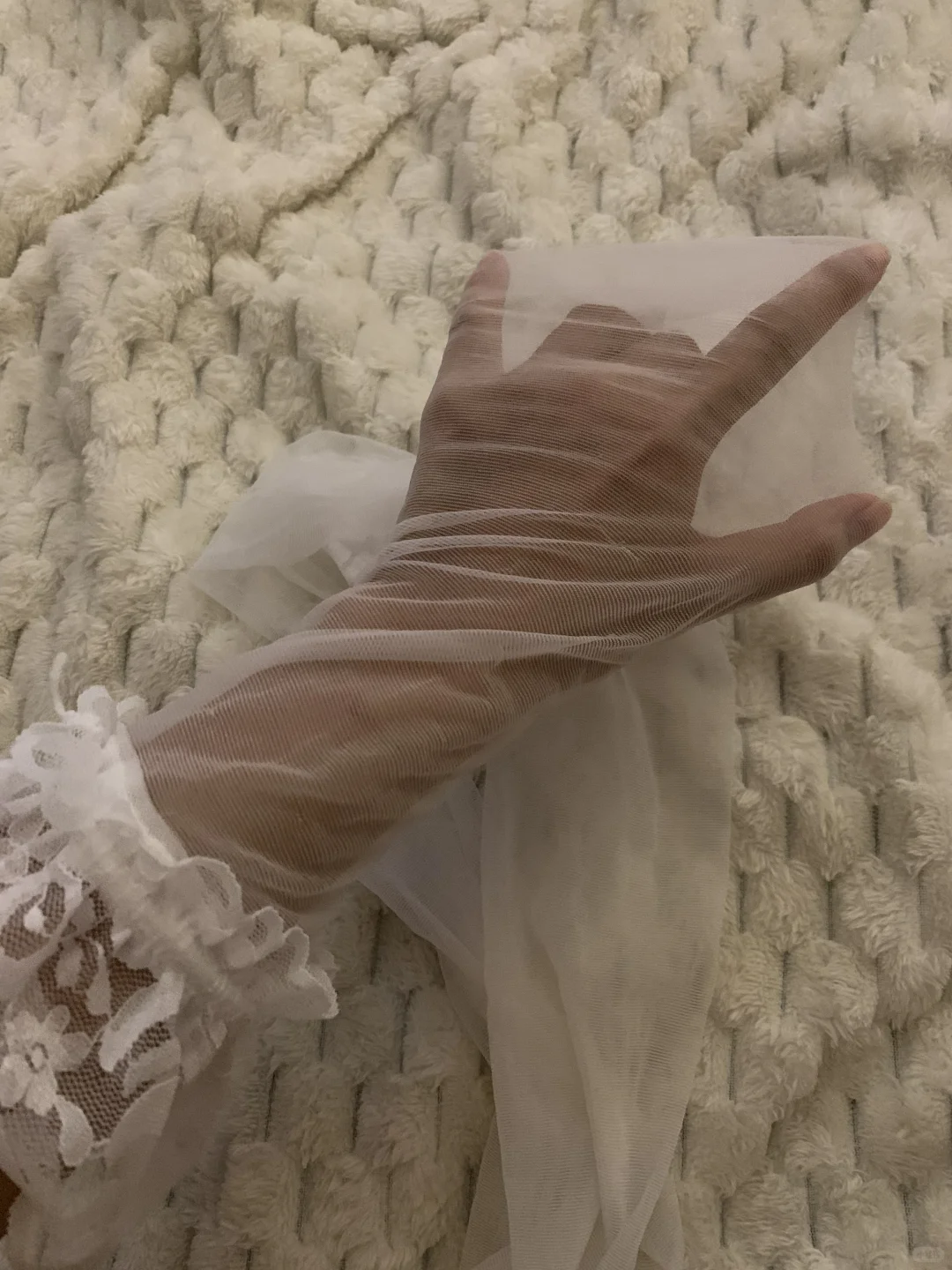 ✨蕾丝长腿过膝袜，美腿秘密大公开💕