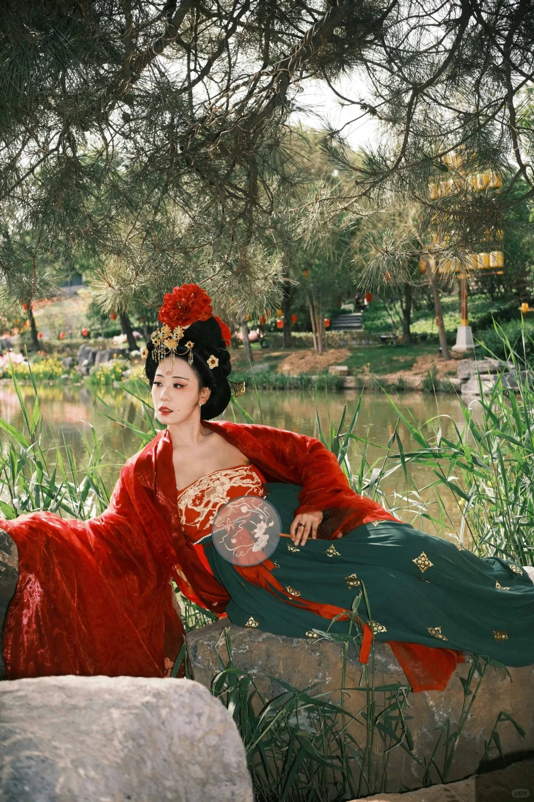 洛阳旅行|唐朝簪花仕女图走出画卷🥀