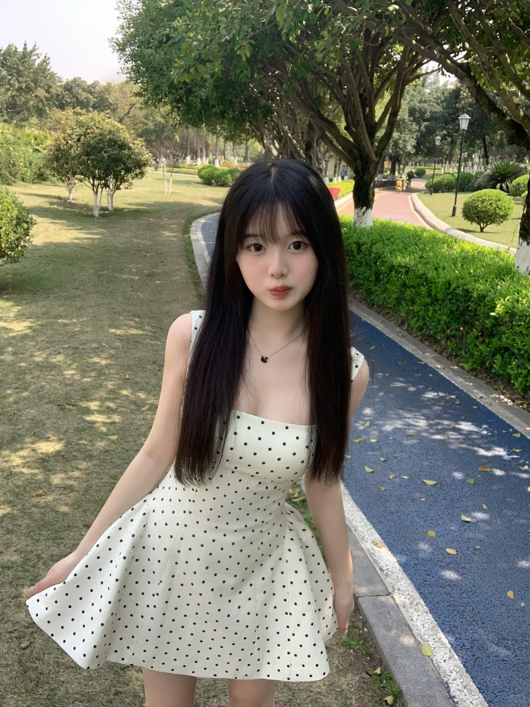 波点裙好甜呀！