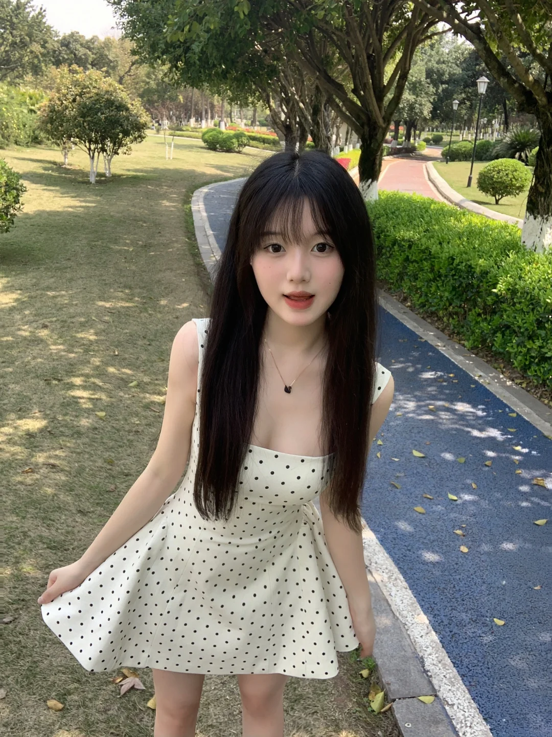 波点裙好甜呀！
