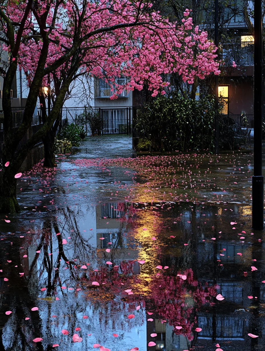 春天无处不飞花～