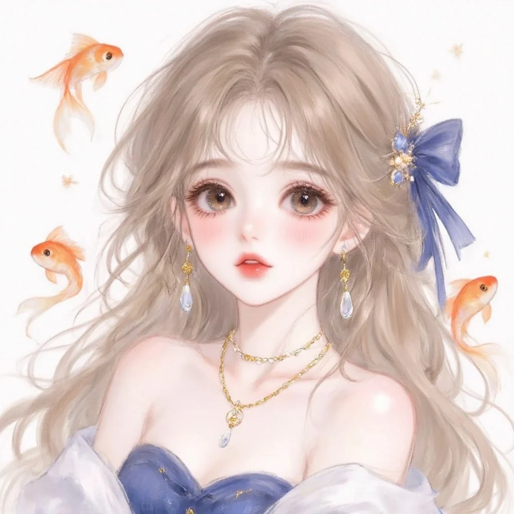 ✨治愈系女头像|蝴蝶少女、好美！