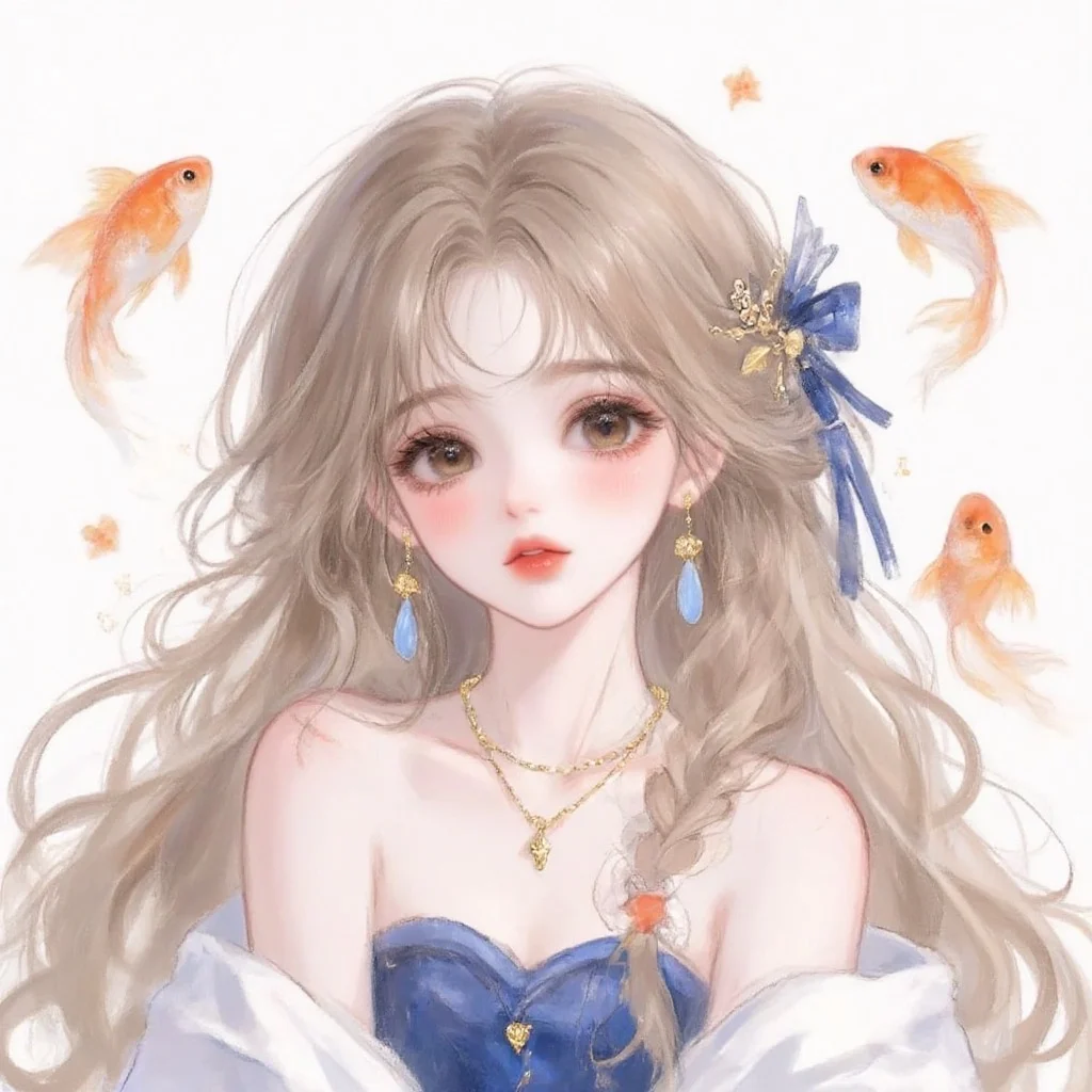 ✨治愈系女头像|蝴蝶少女、好美！
