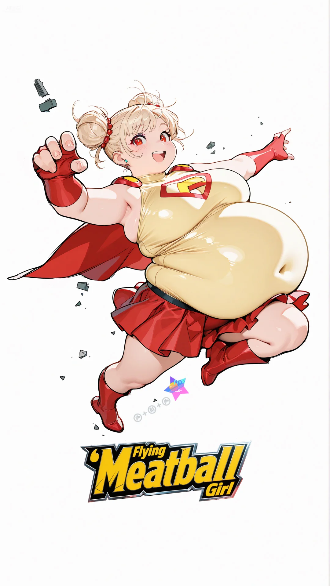 角色创意_飞天肉弹女🥩