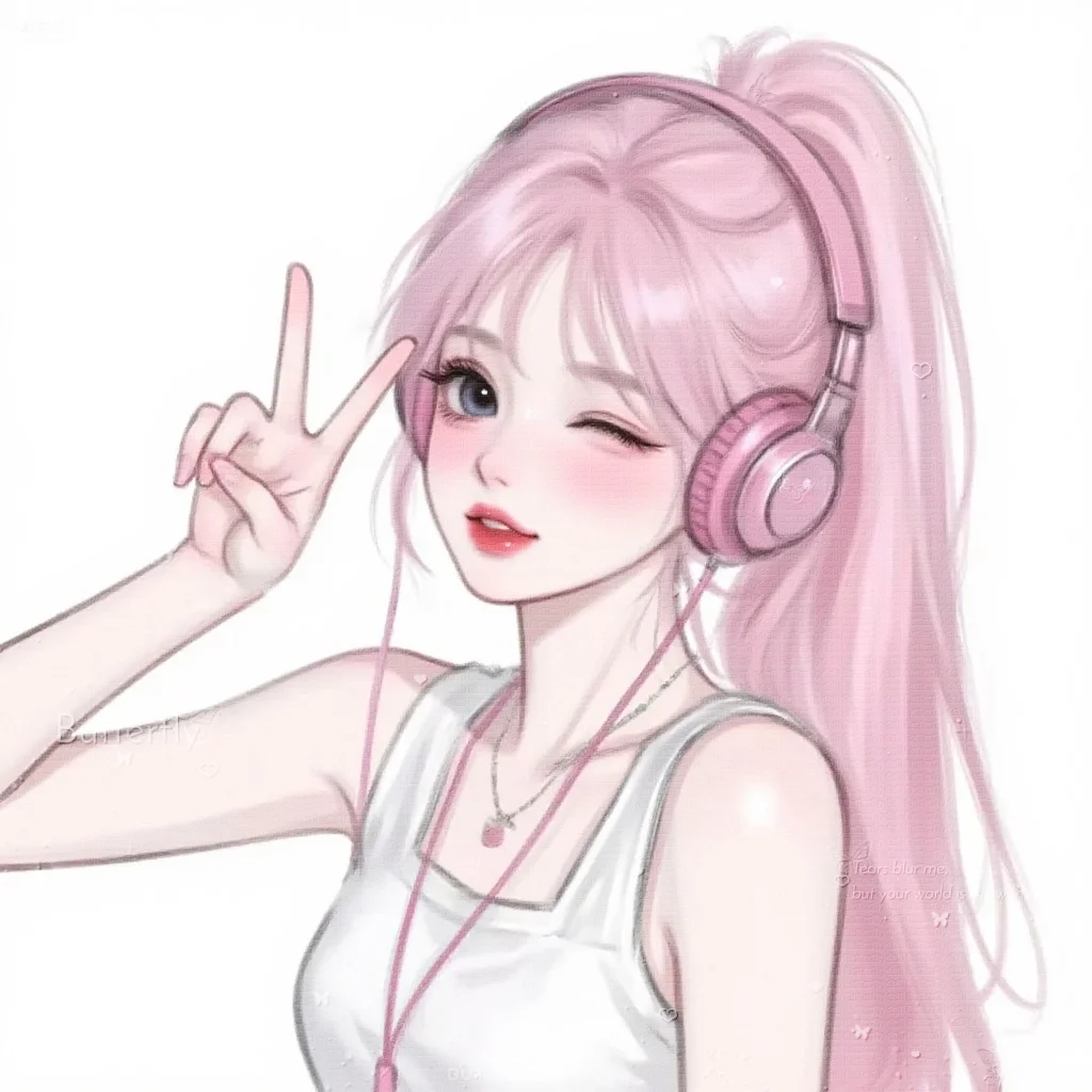 可爱电竞女孩头像