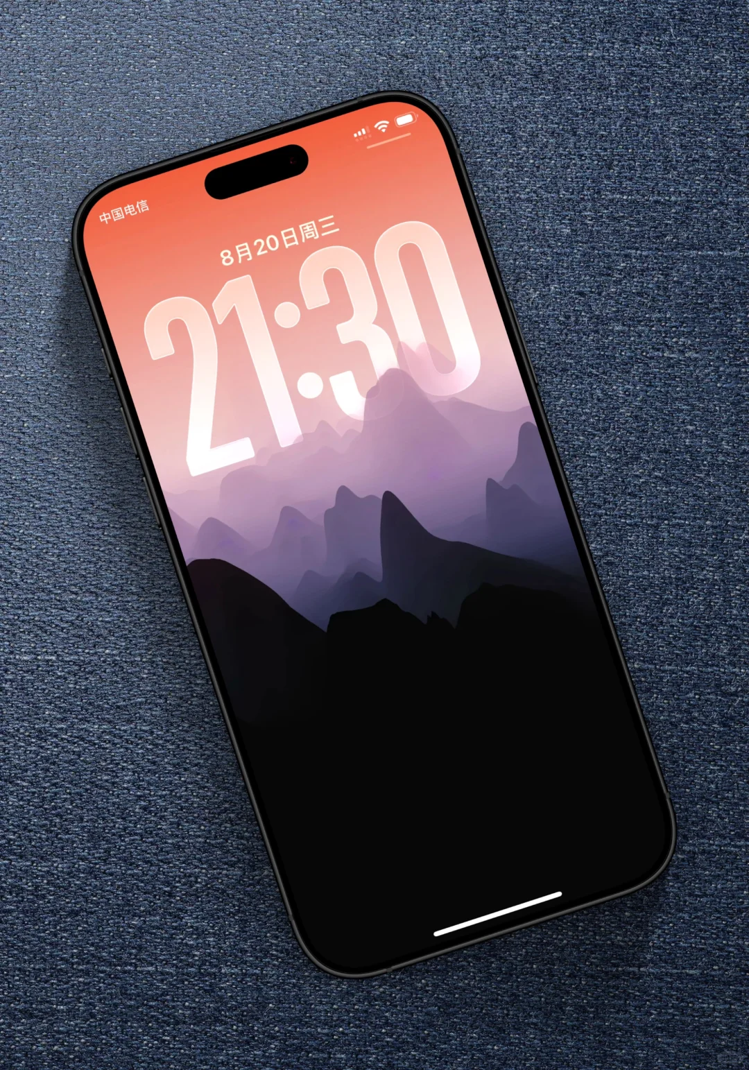 iPhone更新后的景深壁纸