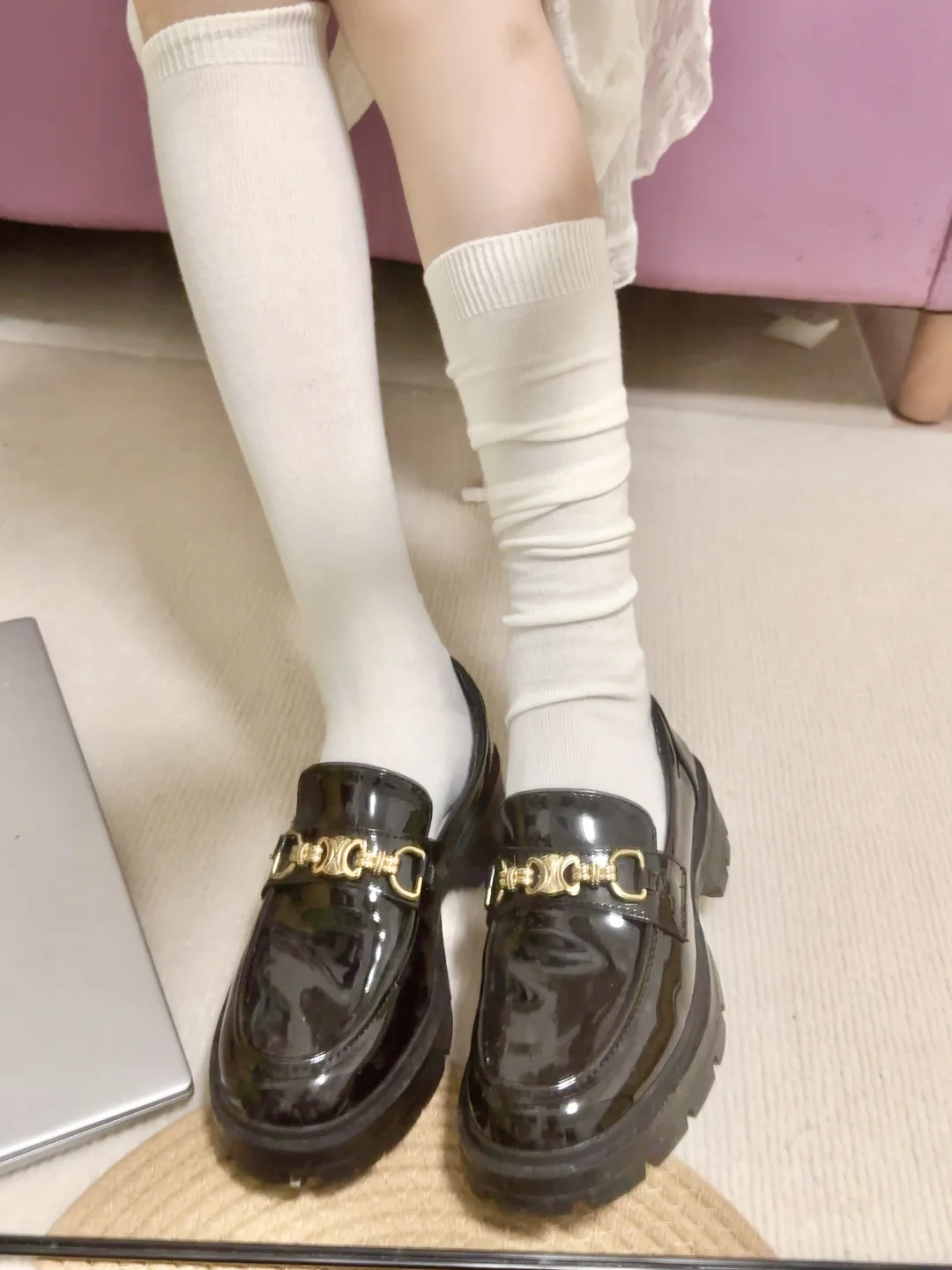 啊啊啊！谁能拒绝会显腿细腿直的小腿袜！