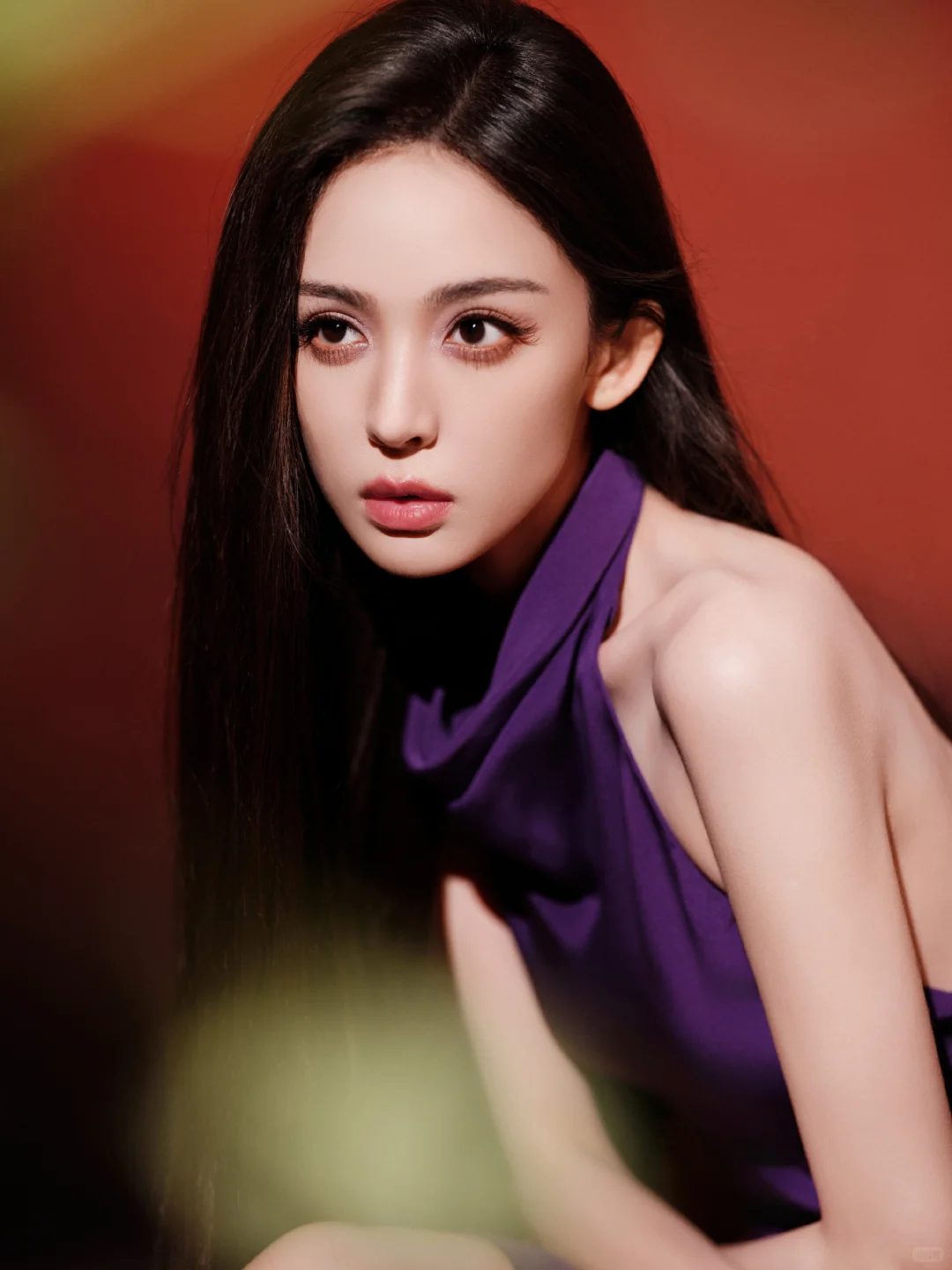娜扎 娇艳紫罗兰 人间艺术品