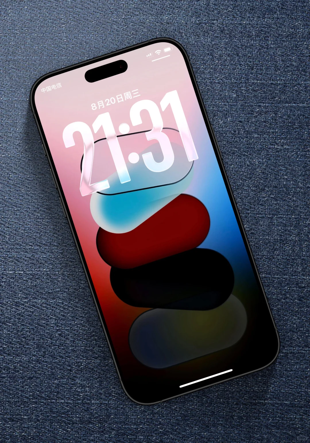 iPhone更新后的景深壁纸