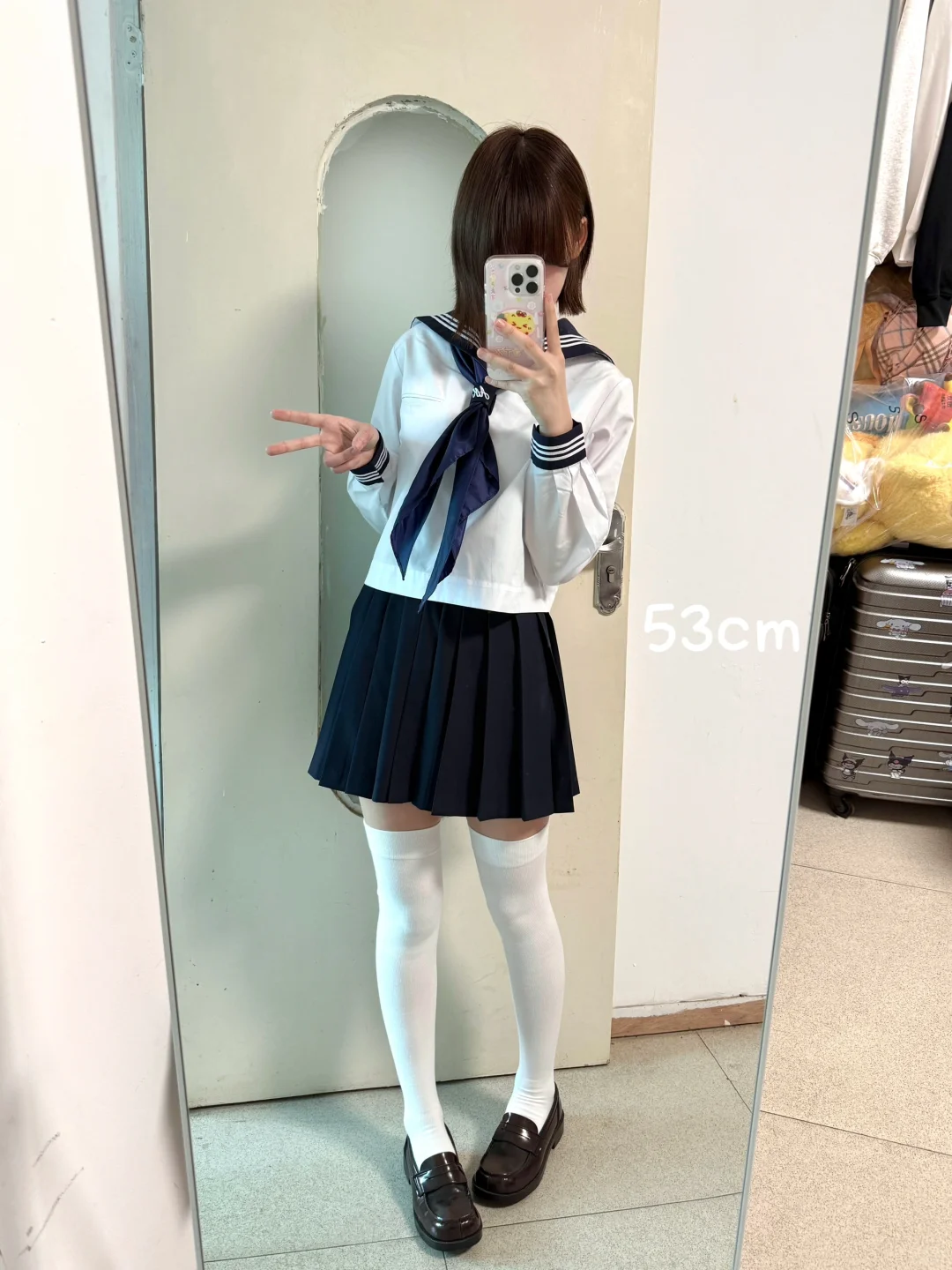 jk袜子长度分享(｡･ω･｡)