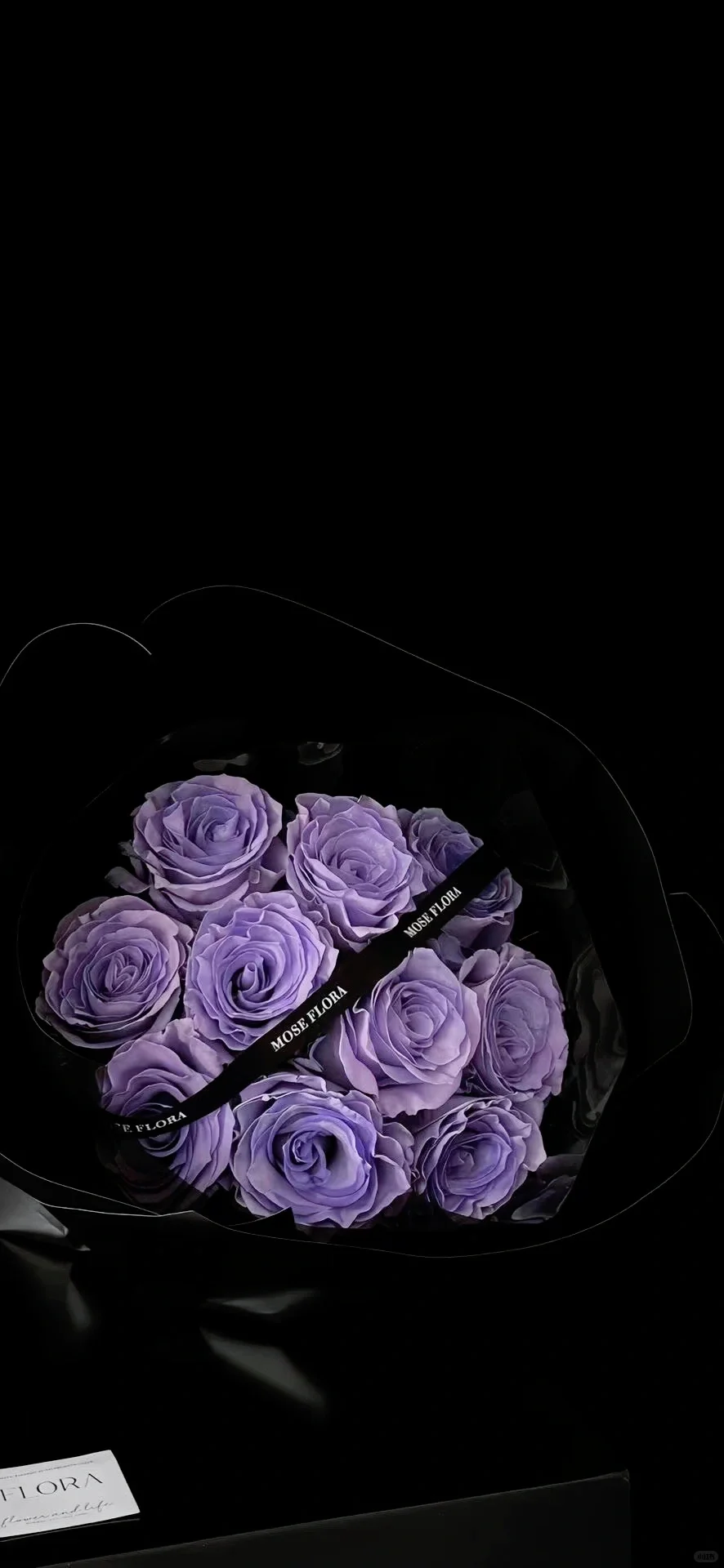黑色壁纸 || 星空花海🌌花丛里是星光✨