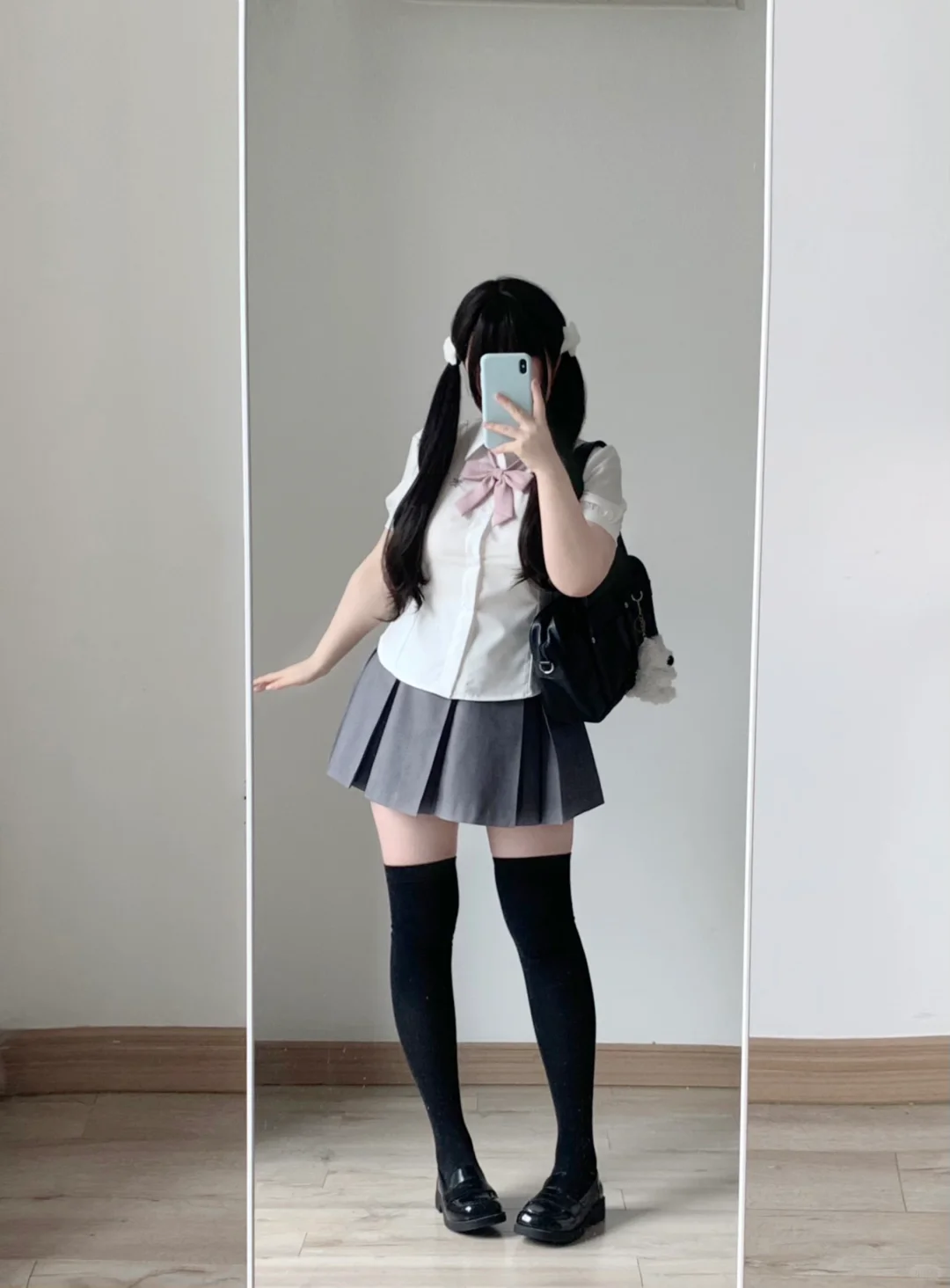 160 120｜夏日清凉感jk制服校供感穿搭分享