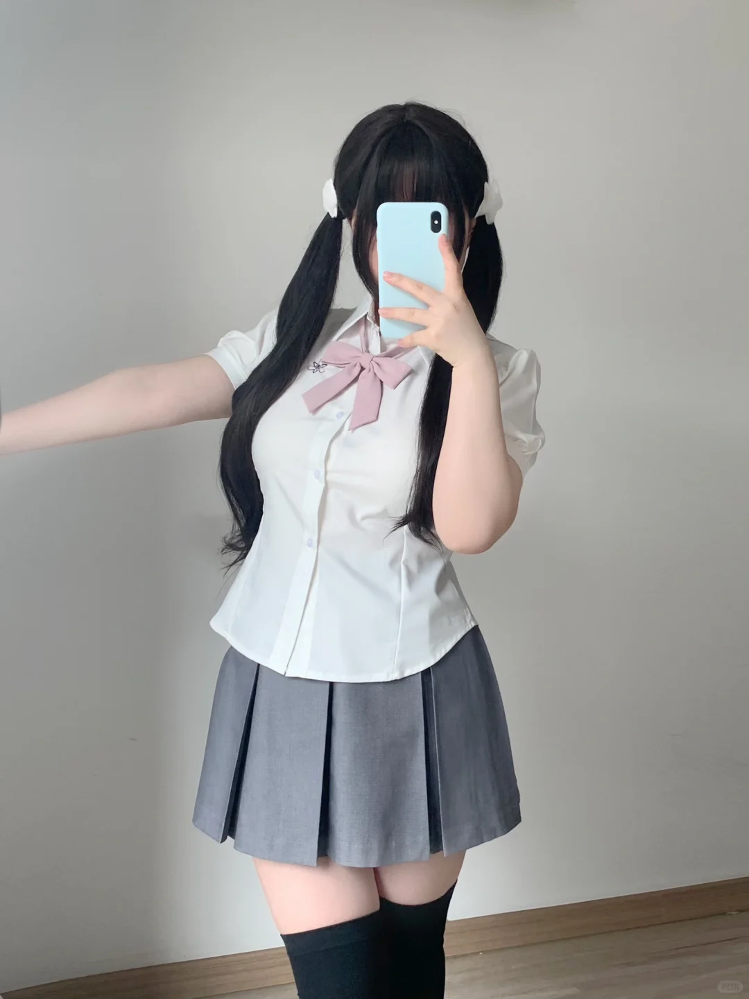 160 120｜夏日清凉感jk制服校供感穿搭分享