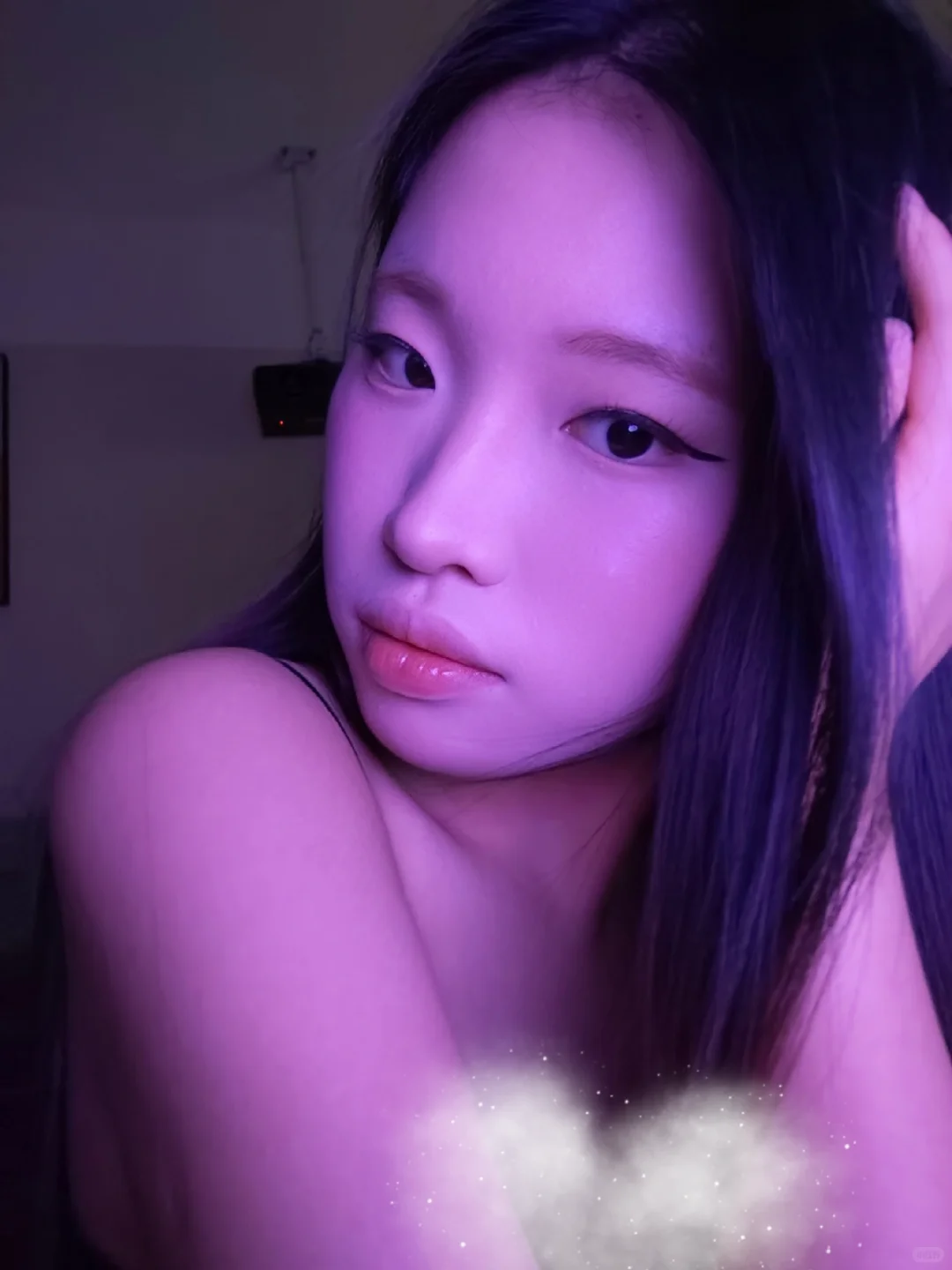 妩媚与清纯并存