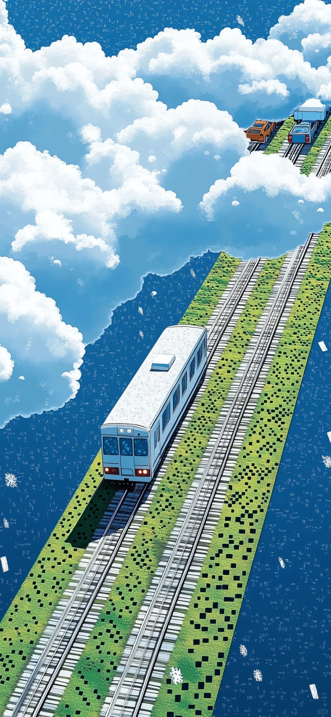 iPhone更新后的景深壁纸