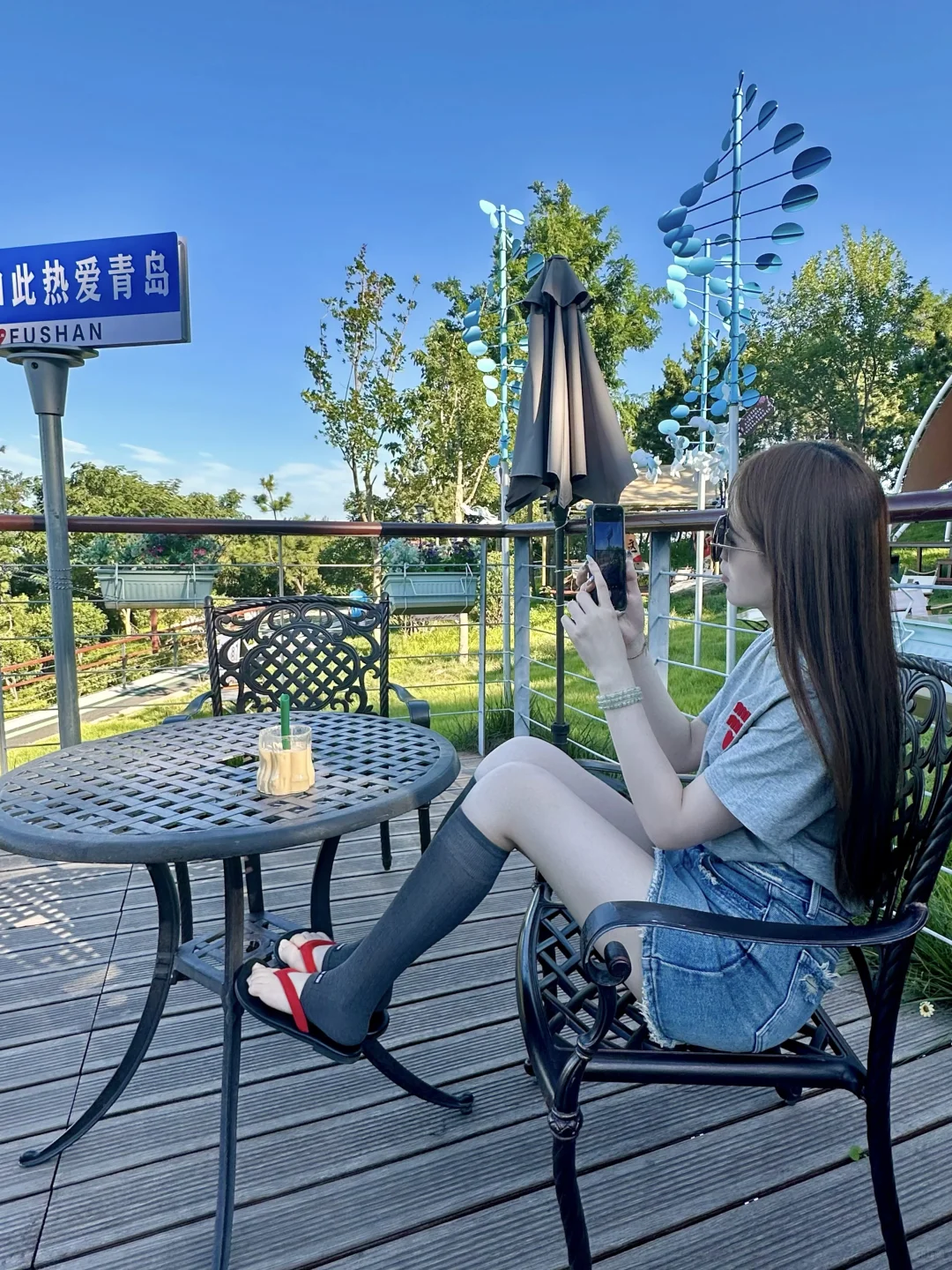 “清冷穿搭”😏夏季袜套这么穿巨显瘦！