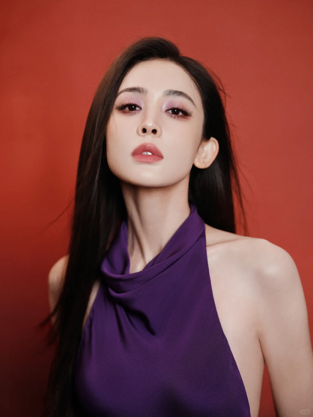 娜扎 娇艳紫罗兰 人间艺术品