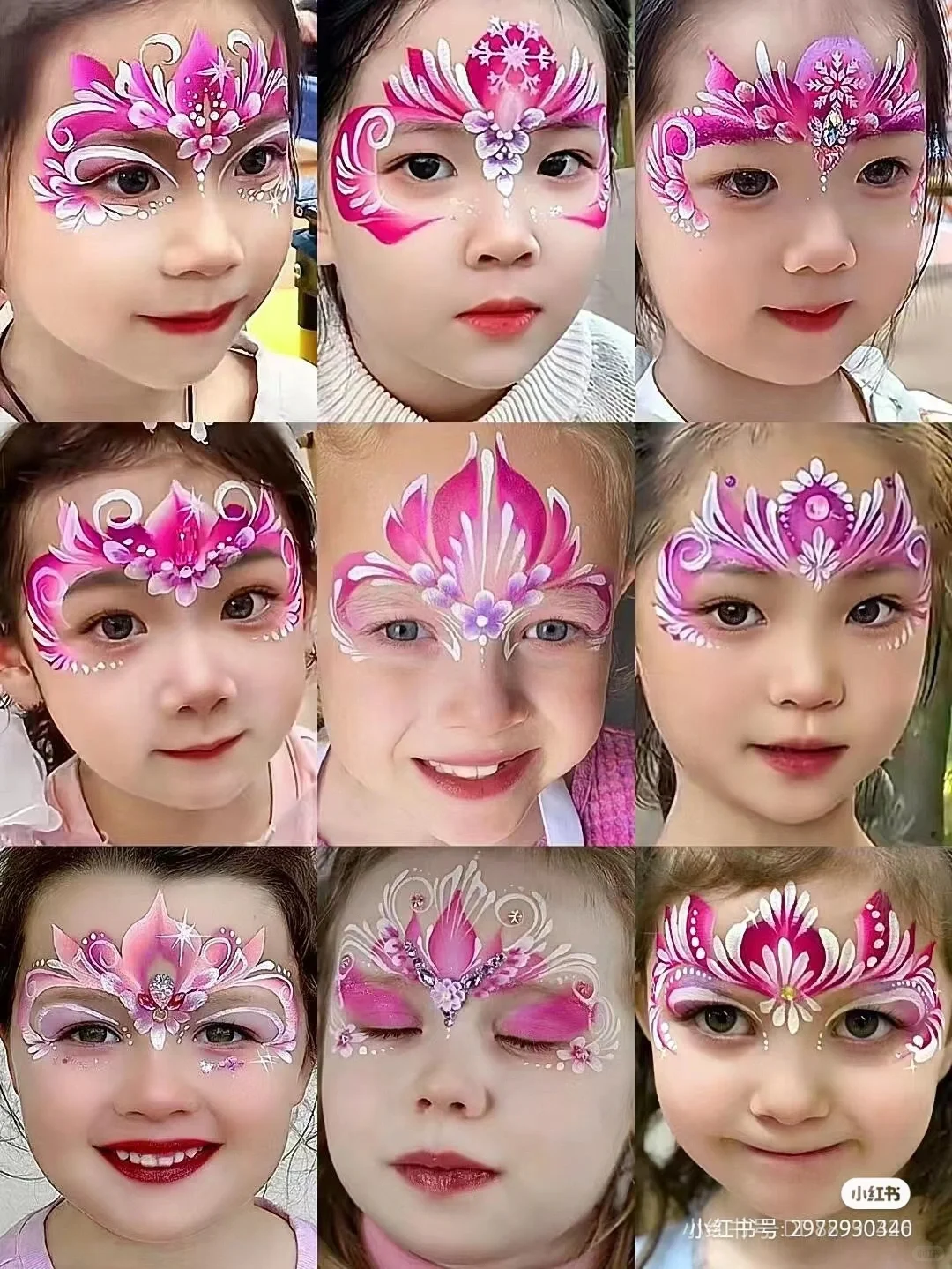 面部彩绘素材分享