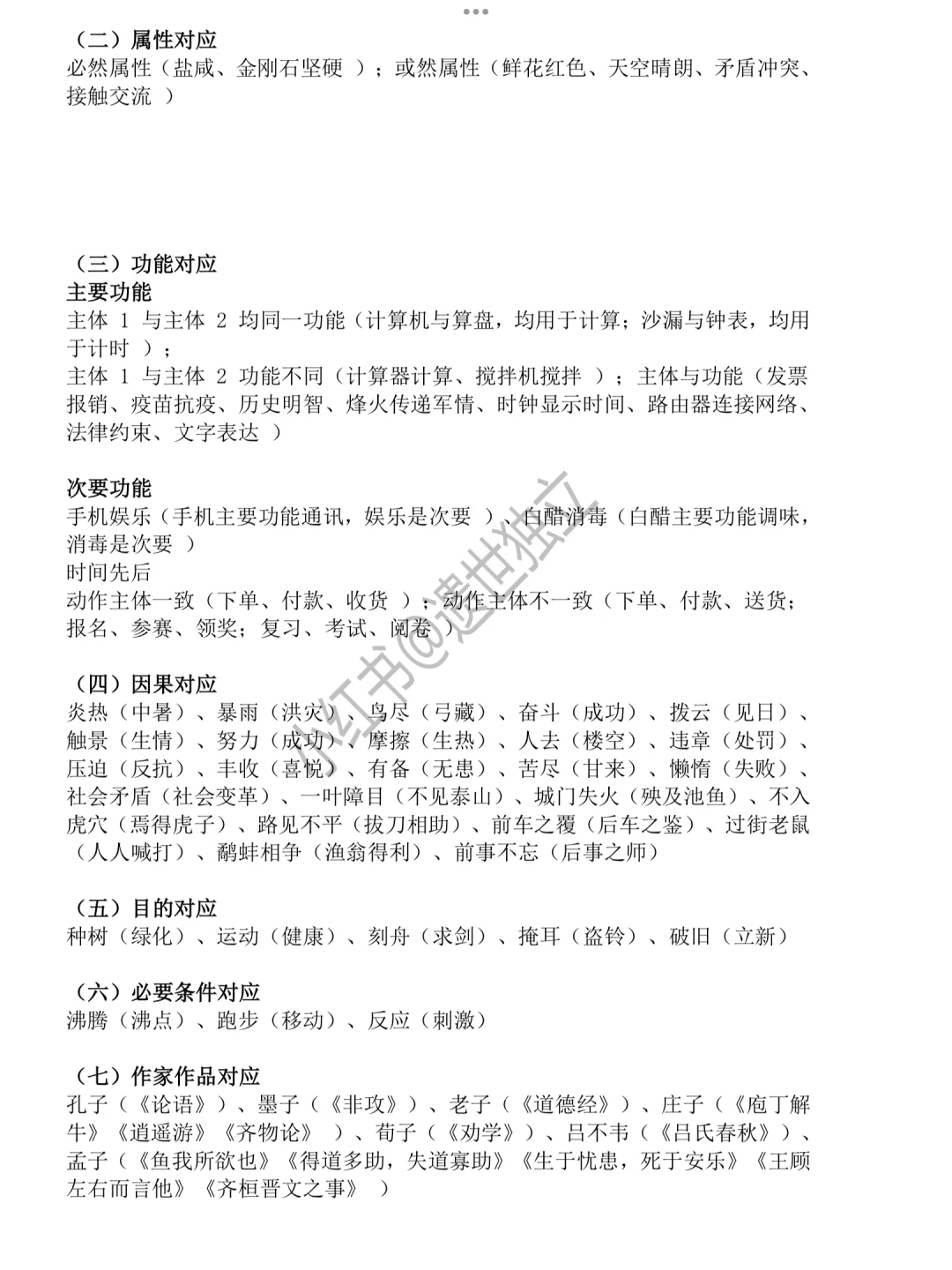 📚类比推理王炸笔记！考点+常识+十年真题