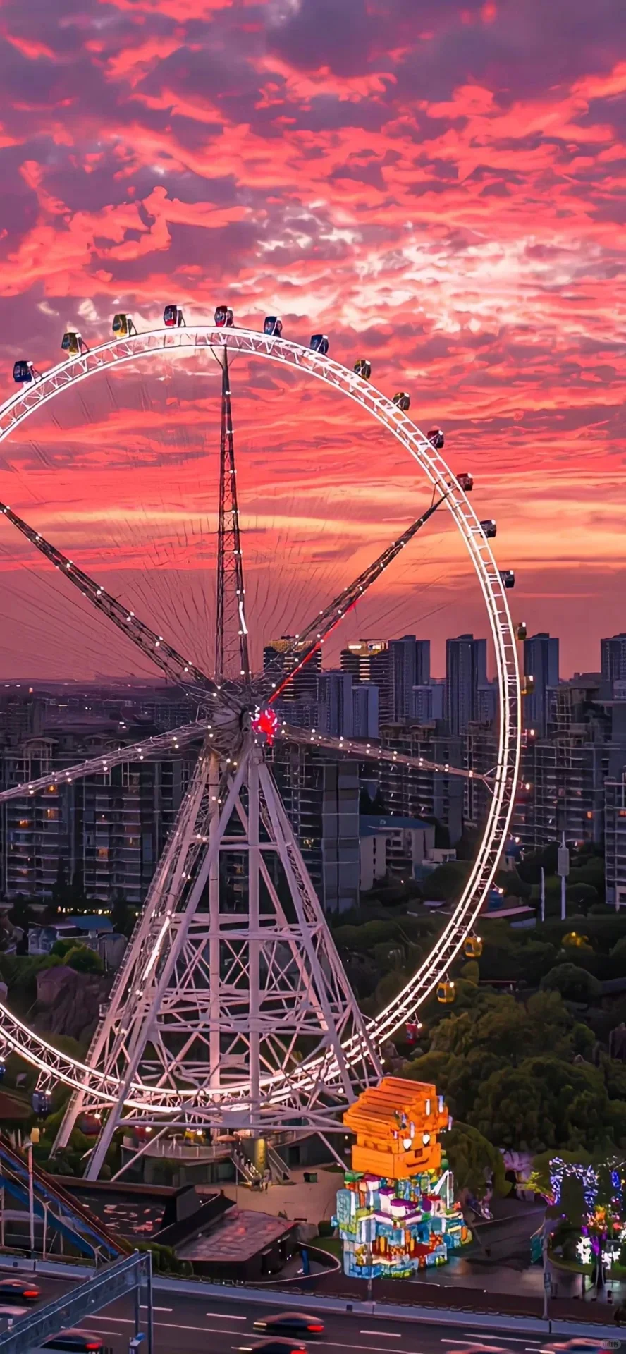 全屏超美氛围感日落壁纸🌇