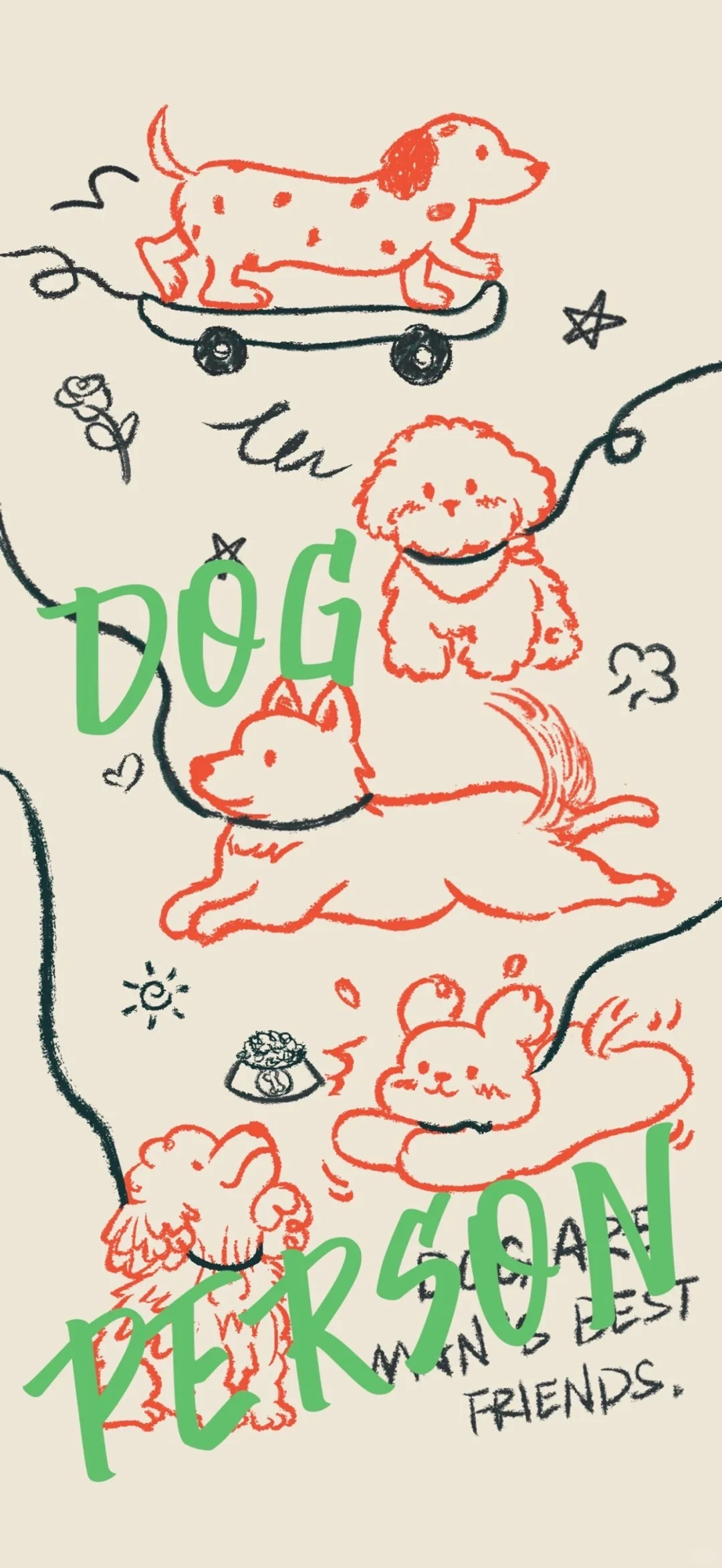💫治愈系壁纸｜可爱小狗、
