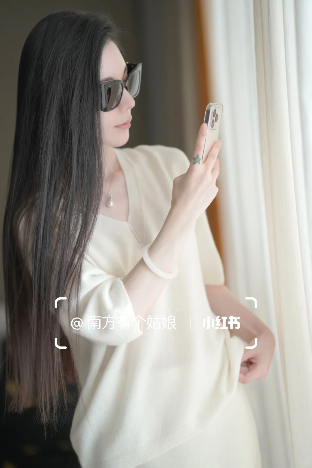 真的有被她美到！白月光📷