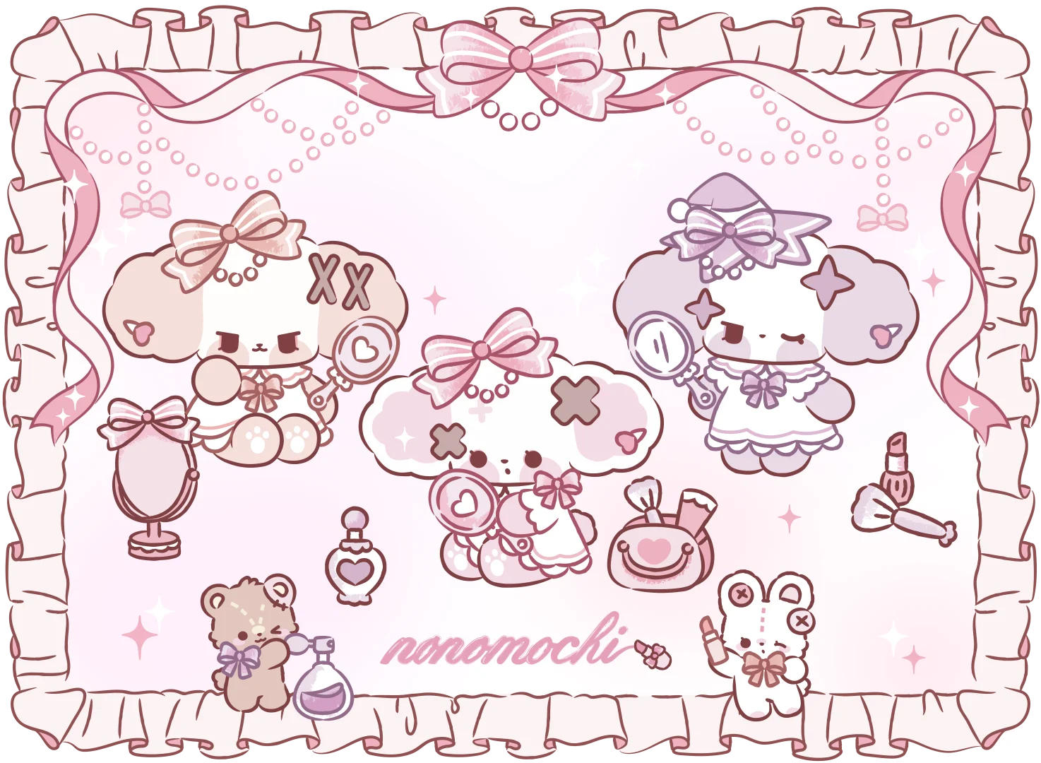 平板壁纸✔美妆时刻✨🎀nono化妆师上线