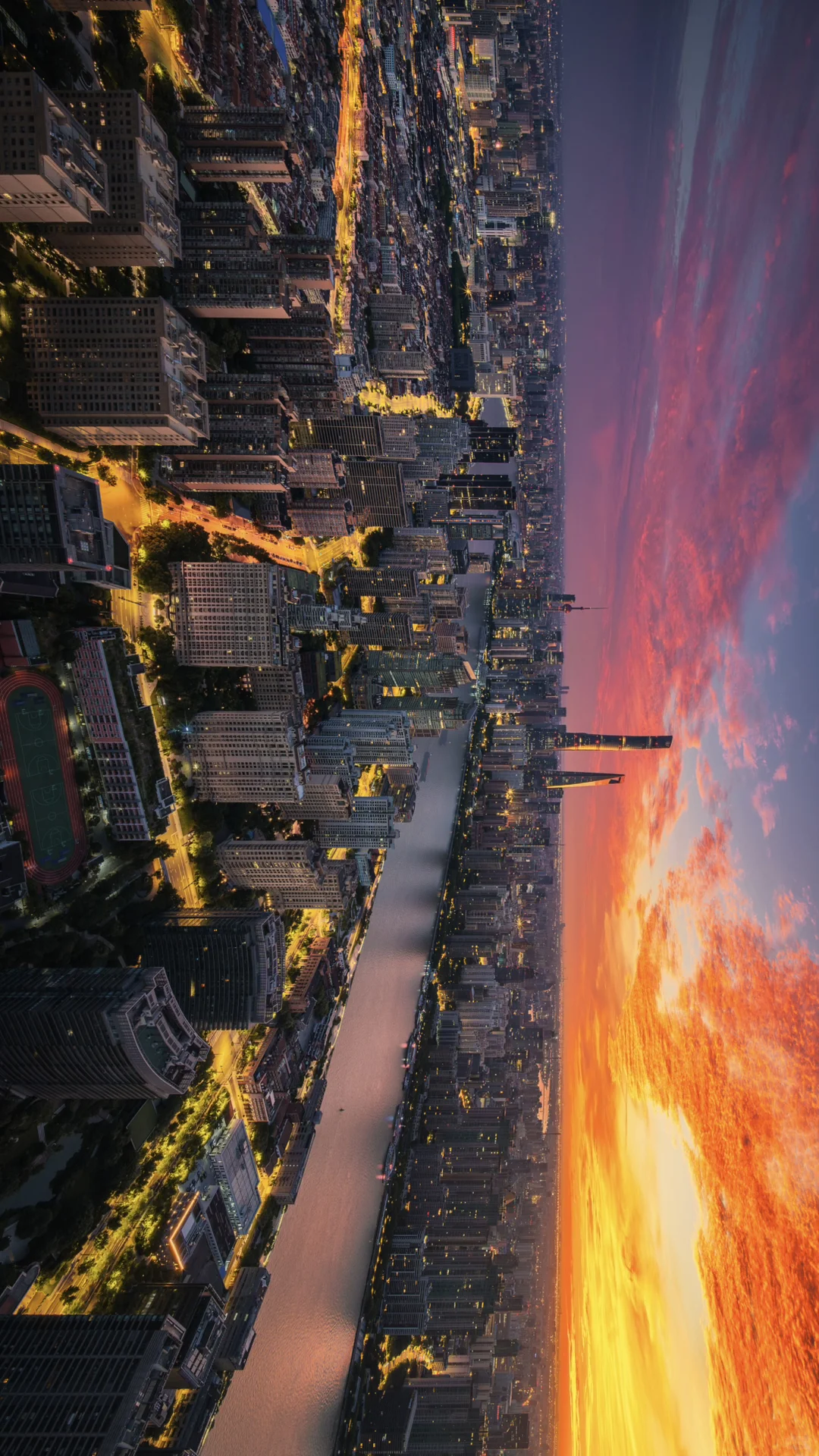 朋友说只有16:9满屏才能感受到上海的冲击力